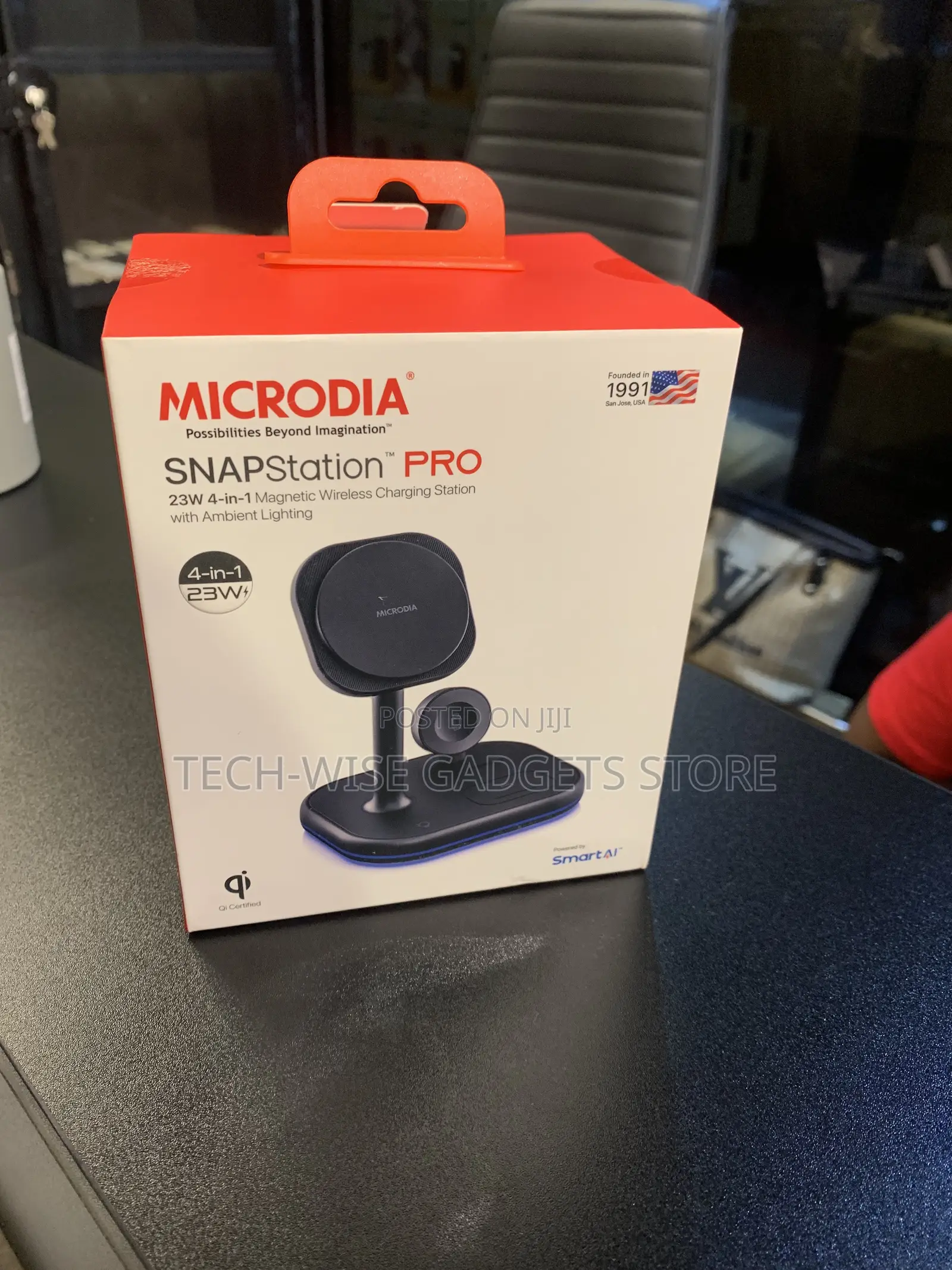 Microdia Snapstation Pro 23w 4-in-1 Magnetic Wireless Charging Station