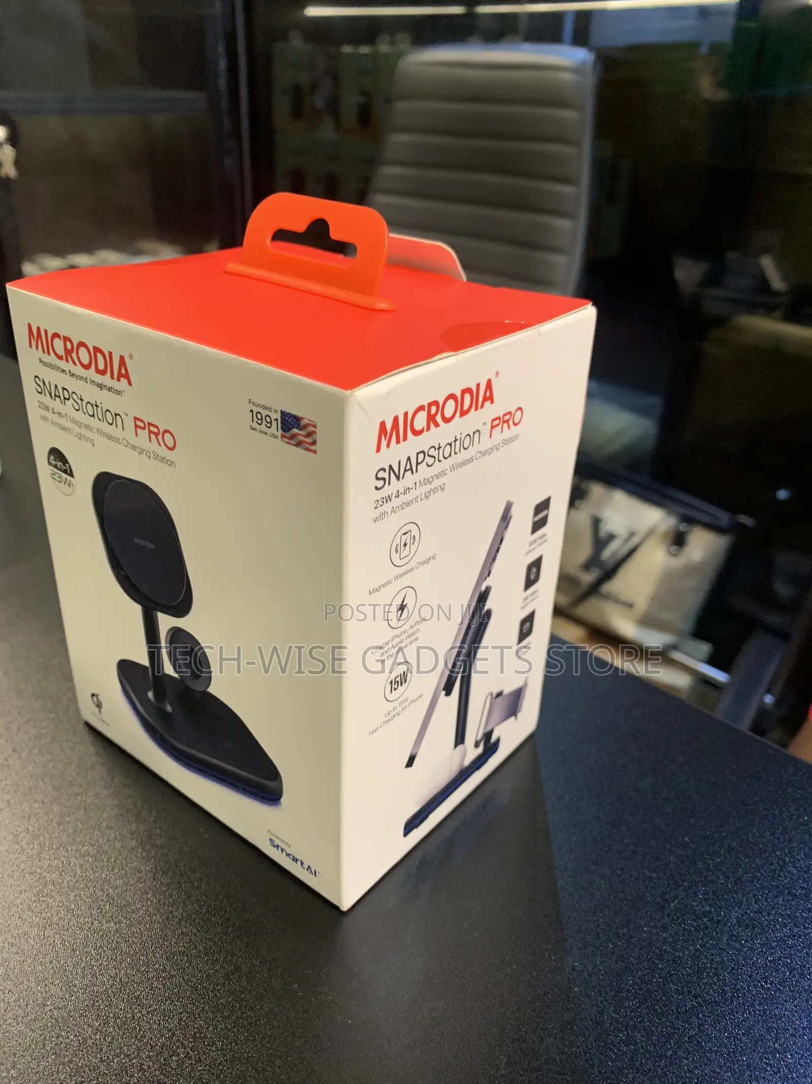 Microdia Snapstation Pro 23w 4-in-1 Magnetic Wireless Charging Station