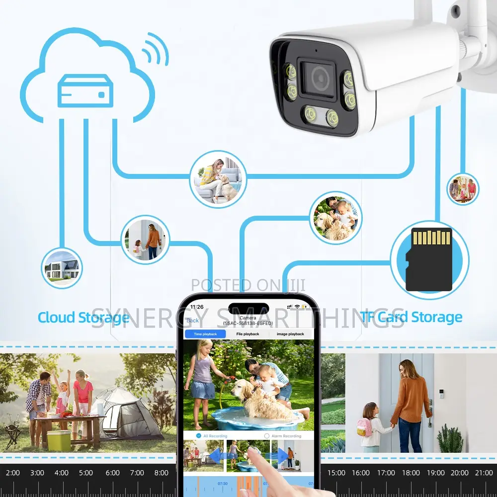 6mp Tuya 2.4/5g Wifi Poe Ip Security Bullet Camera