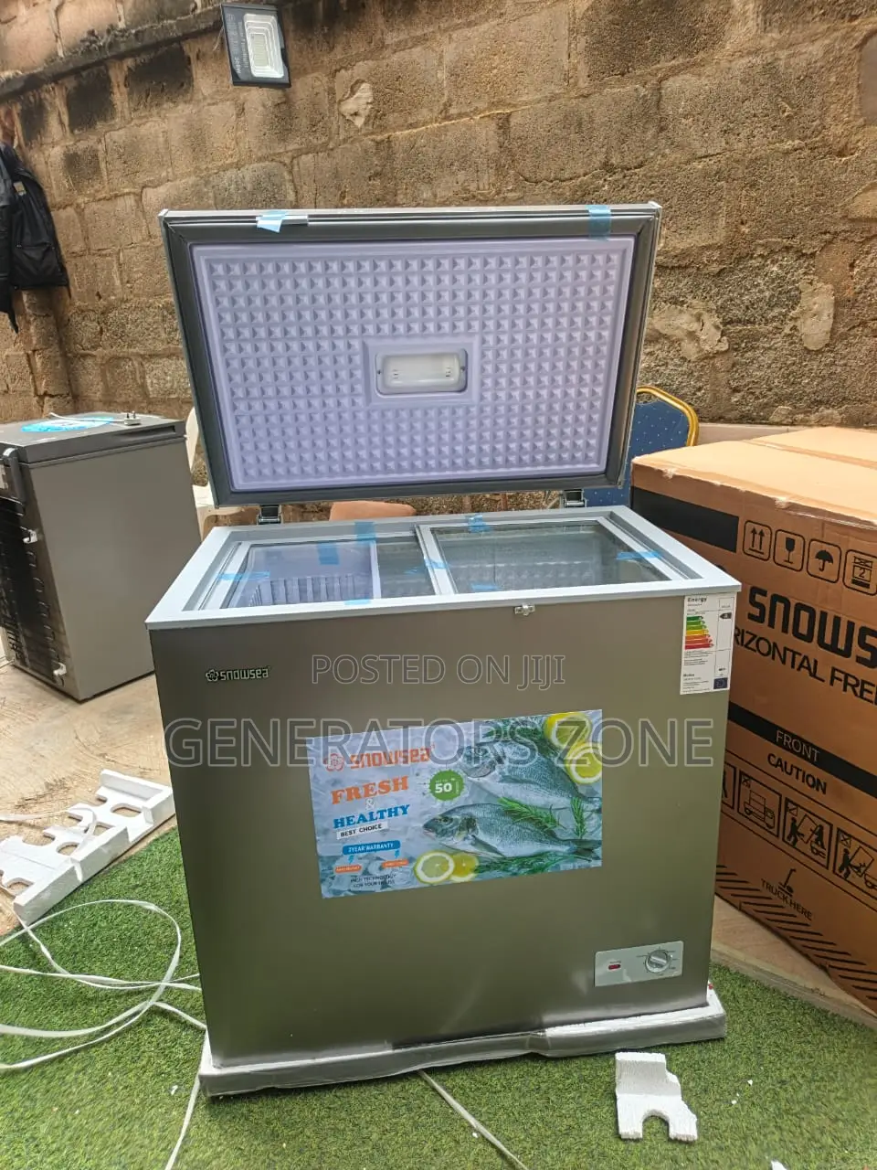 Snowsea Bd-258176l Chest Freezer With Interior Light