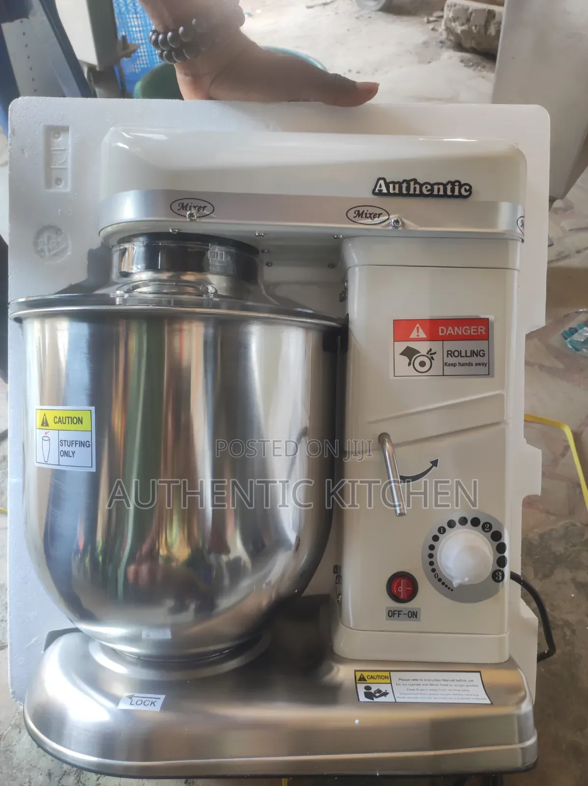 Commercial Spiral Mixer for Cakes and Doughs
