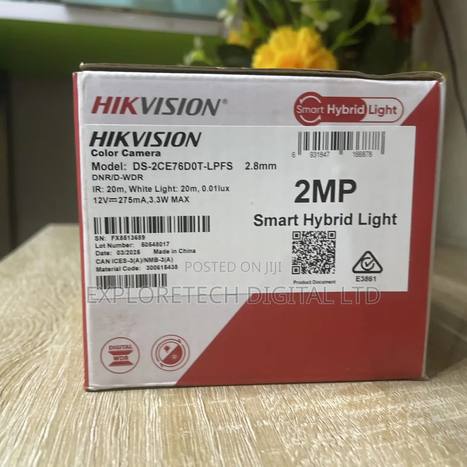 Hikvision 2mp Full Colour Indoor Camera