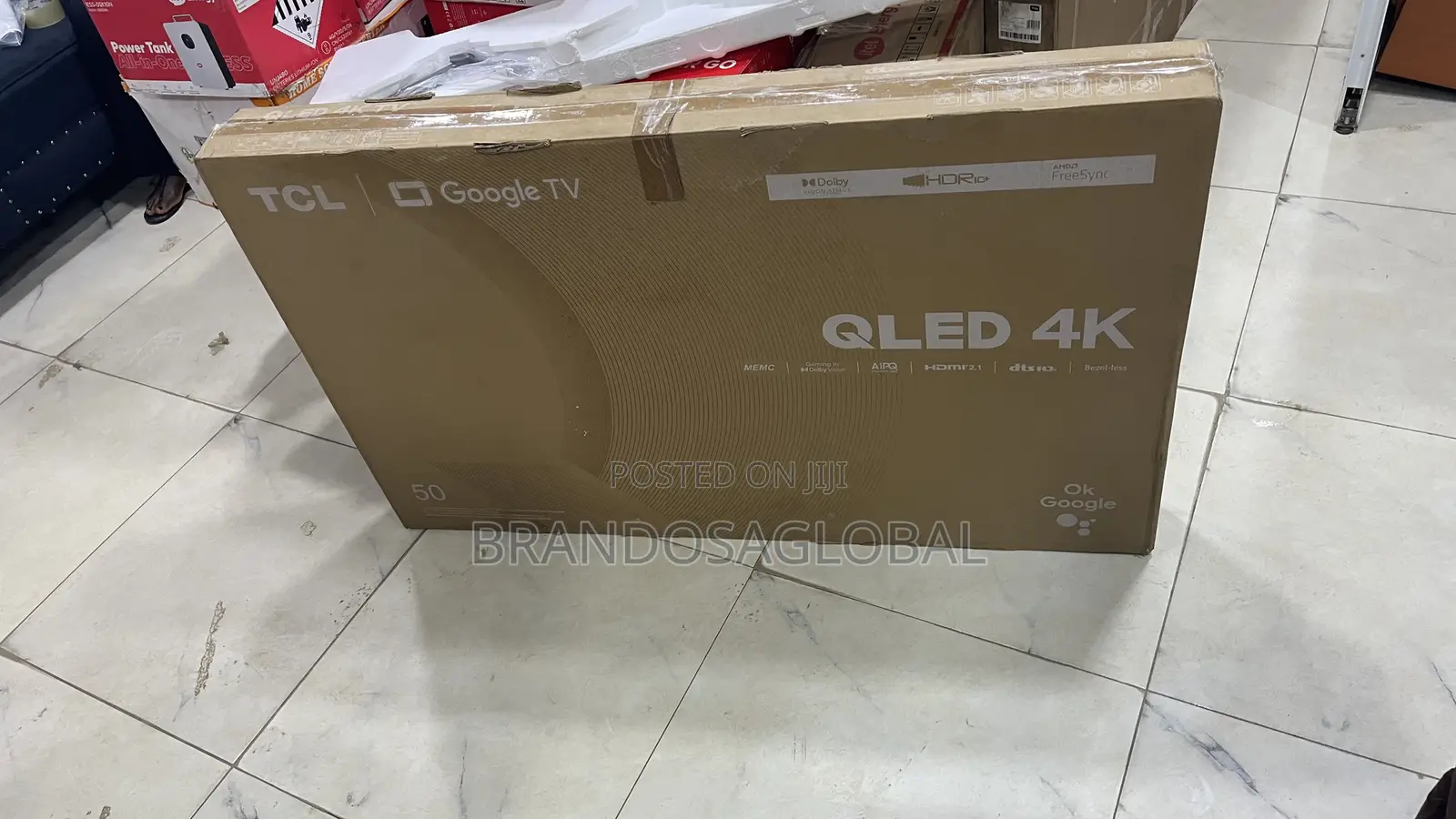 TCL 50 Inch Google Smart Television – Crystal Clear Qled TV