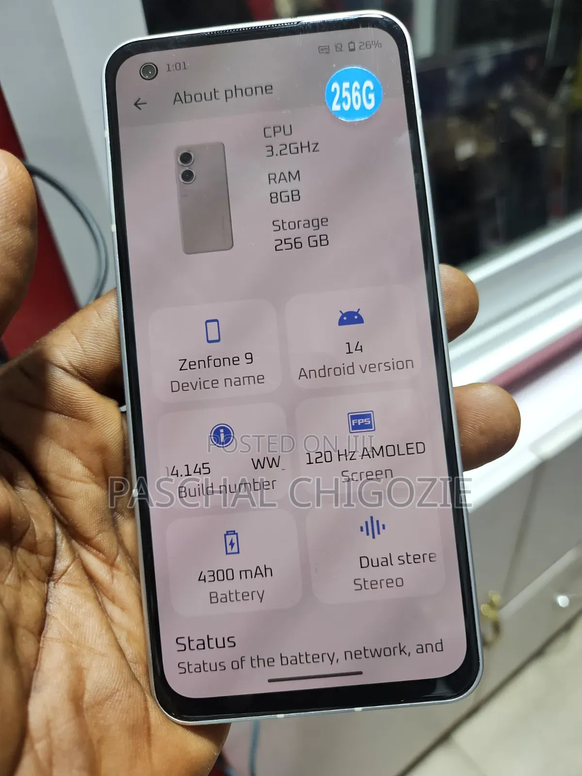 New Asus Zenfone 9 256 GB White