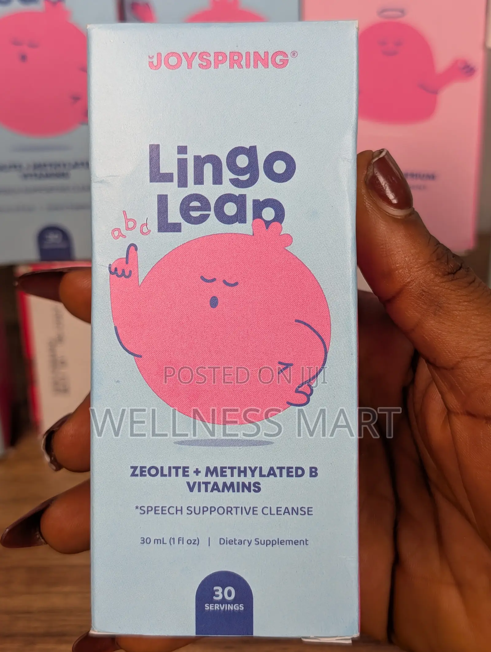 JoySpring LingoLeap B9 Drops | Methylfolate + B12 | Kids 30ml