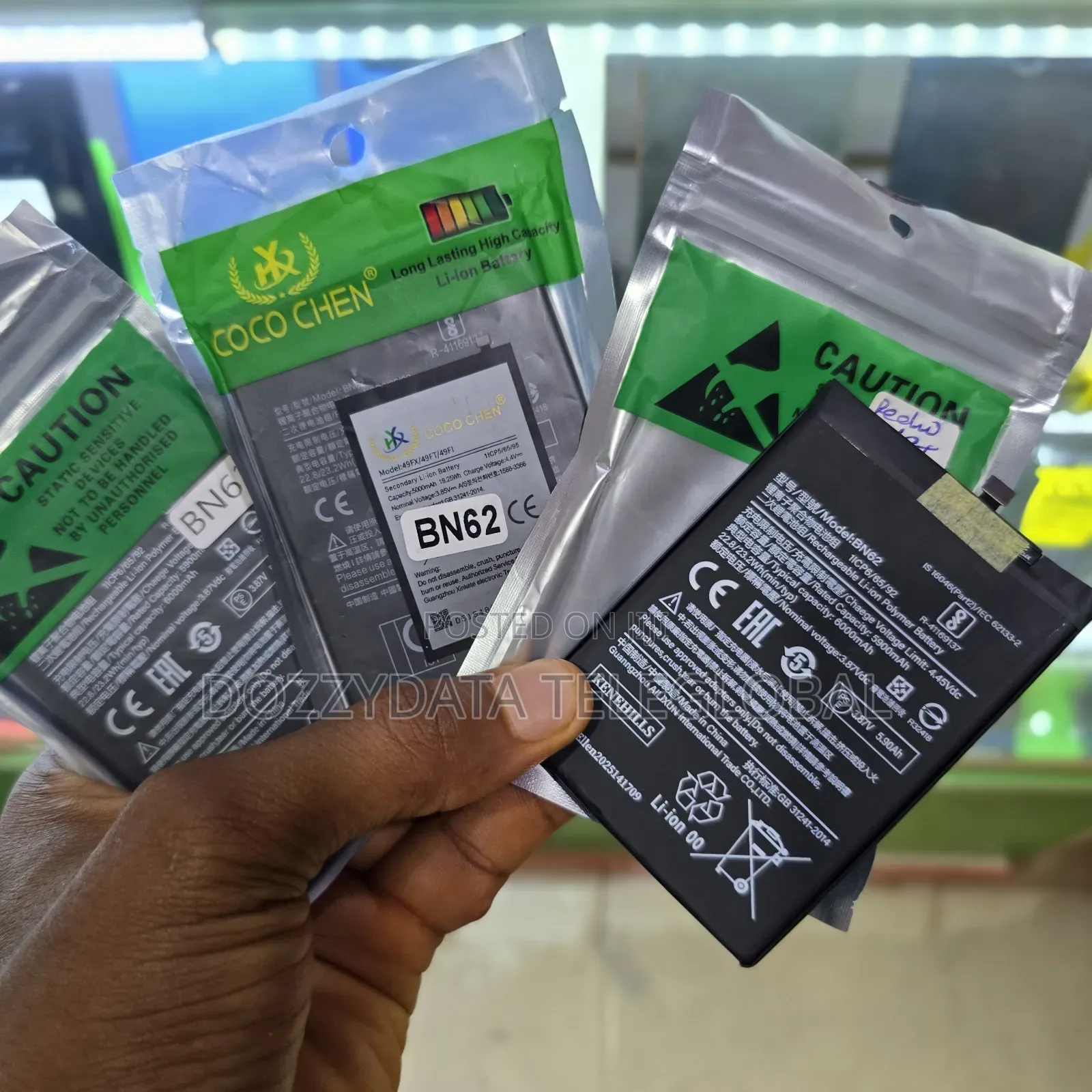 BN62 Battery Replacement for Redmi Note 9 4G / Redmi 9t/ Poco M3