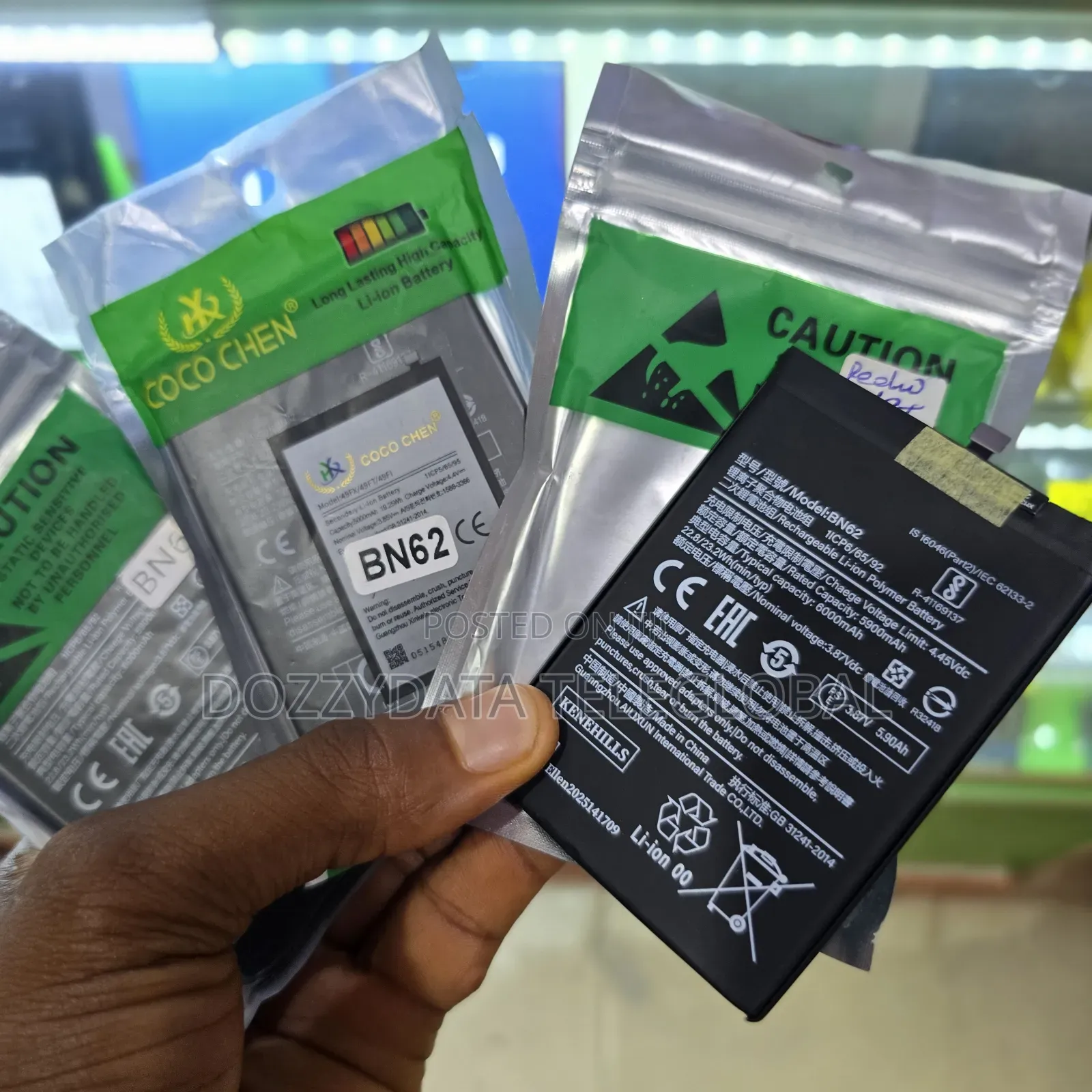 BN62 Battery Replacement for Redmi Note 9 4G / Redmi 9t/ Poco M3