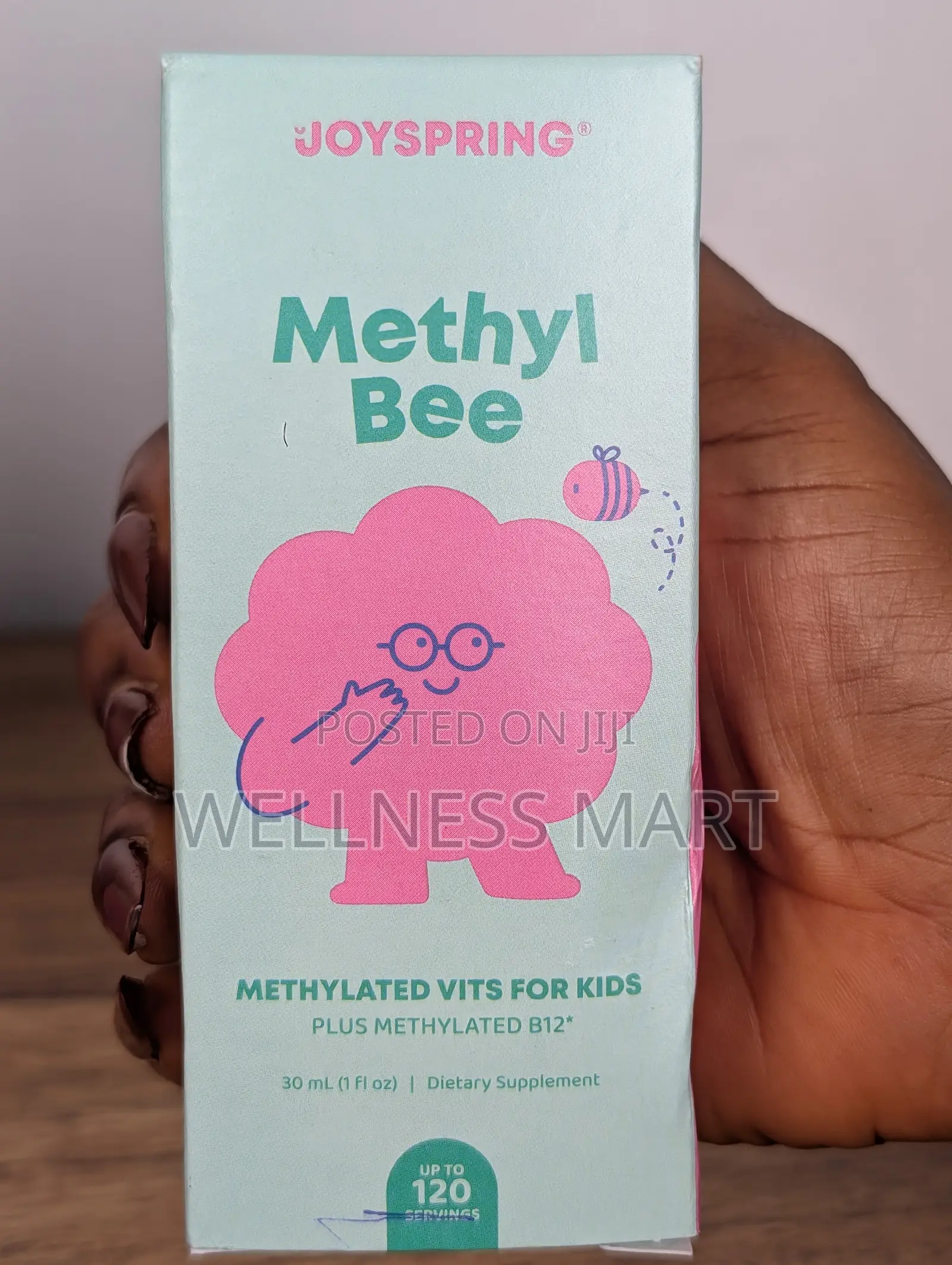 JoySpring MethylBee Drops | Methylfolate + B12 | Kids 30ml | U.S.A