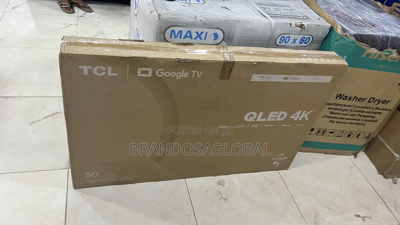 TCL 50 Inch Google TV – Modern Ultra HD Smart Television