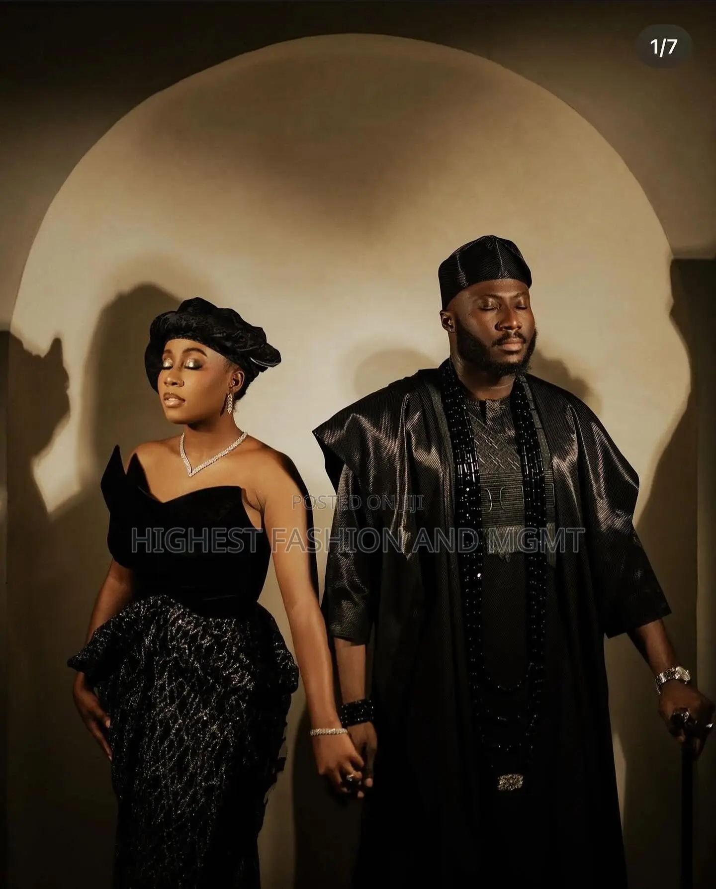 Luxury Midnight Onyx Heritage Couple Set