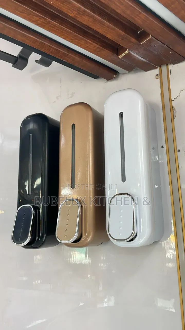 Brand New 3-in-1 Wall Mounted Shower Dispenser - Black, Gold, White