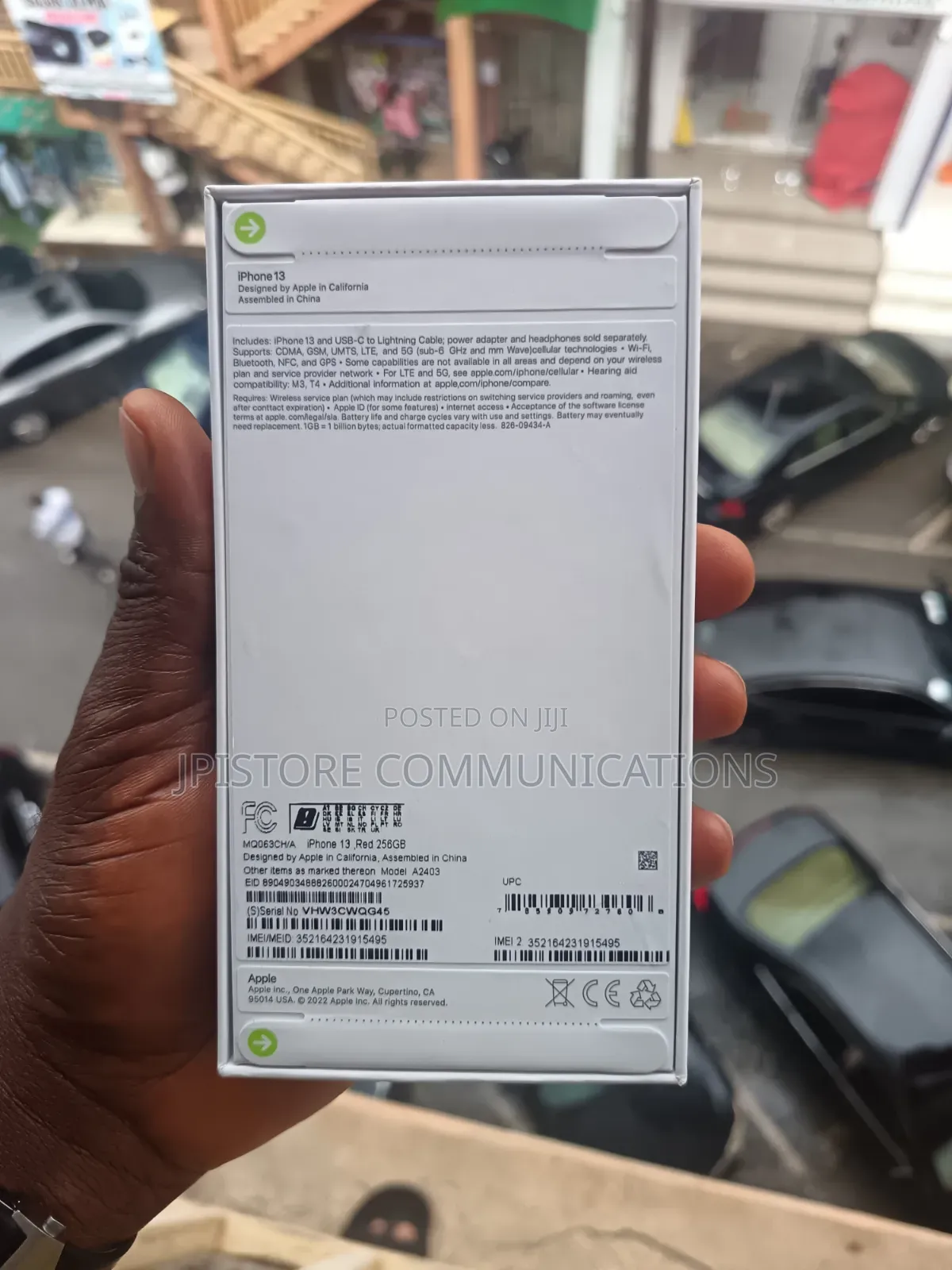 New Apple iPhone 13 256 GB Red