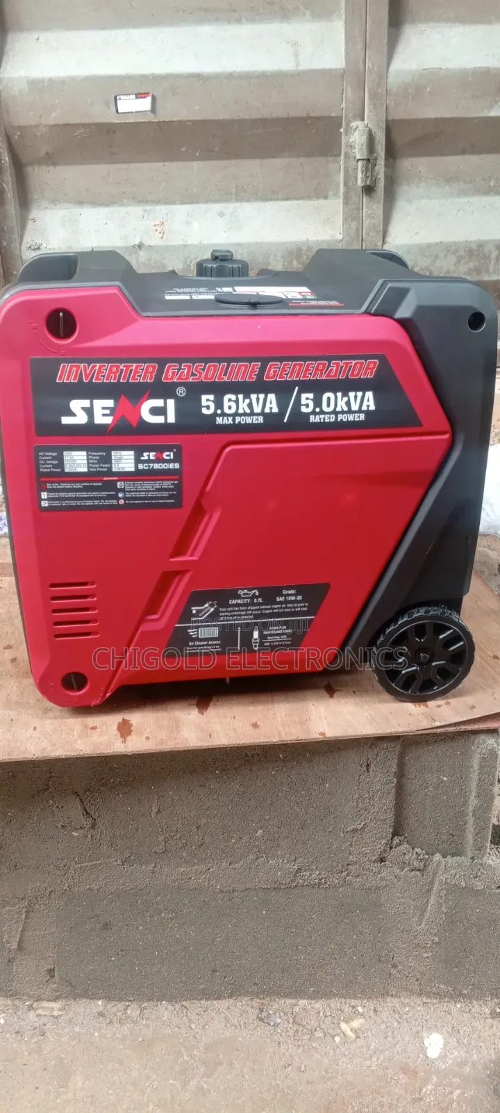 Original Senci Inverter Generator 5.6 kVA 1 Year Warranty