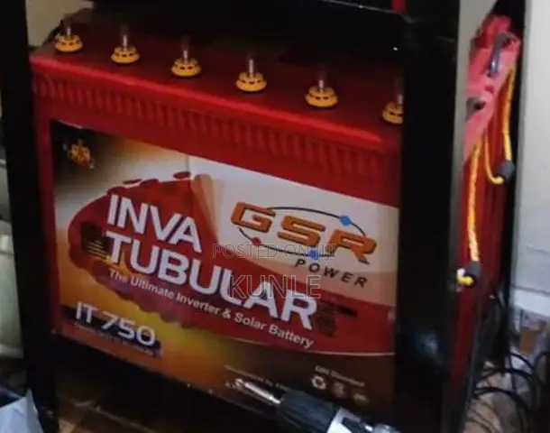 200ah, 12v Inva Tubular GSR Power Battery