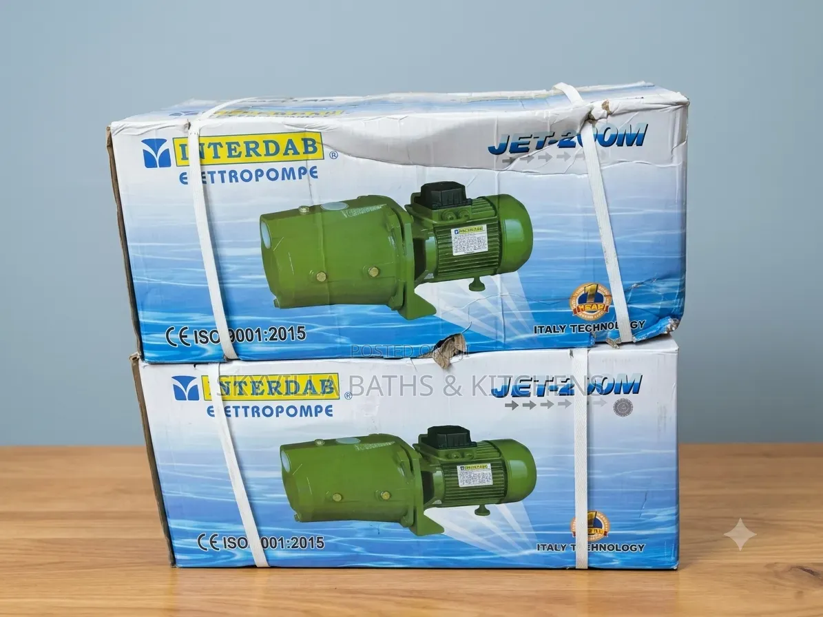 Interdab JET-200M Self Jet Water Pump (1HP) –Electric Elettropompe