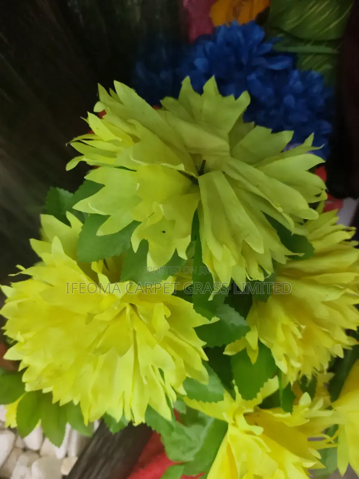Artificial Flower and Vase Set