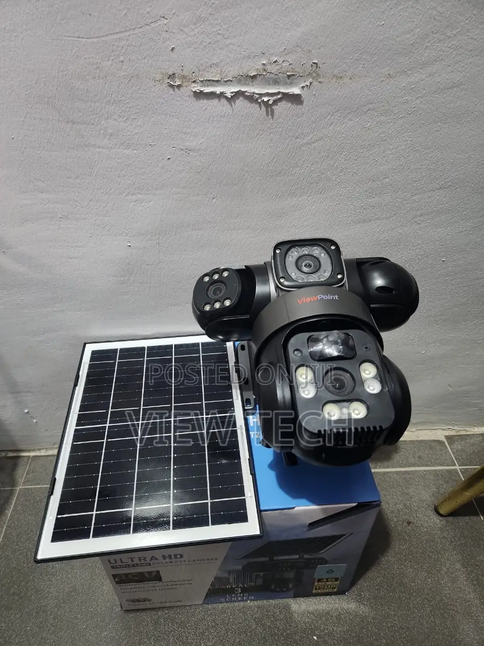 Triple Lens 4G Smart Solar Camers
