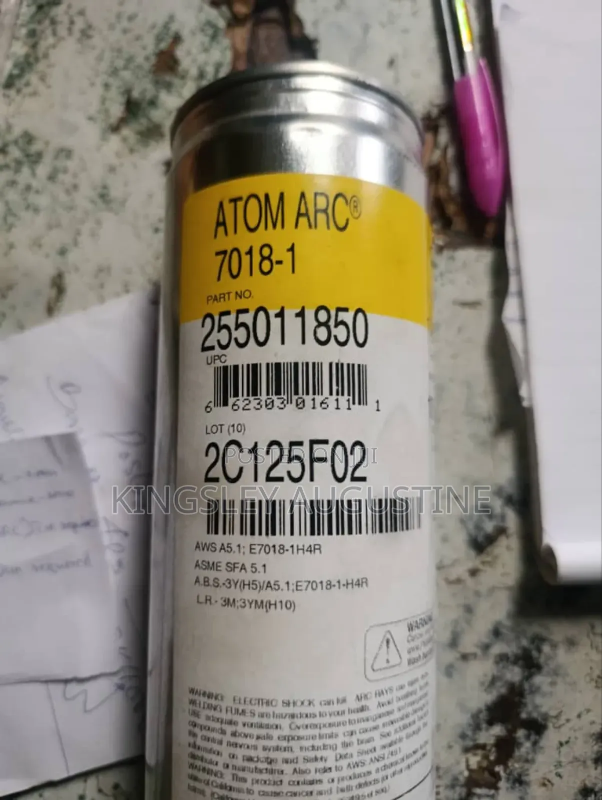 Esab E7018 3/32" Stick Electrodes Welding Rod 4 Lb