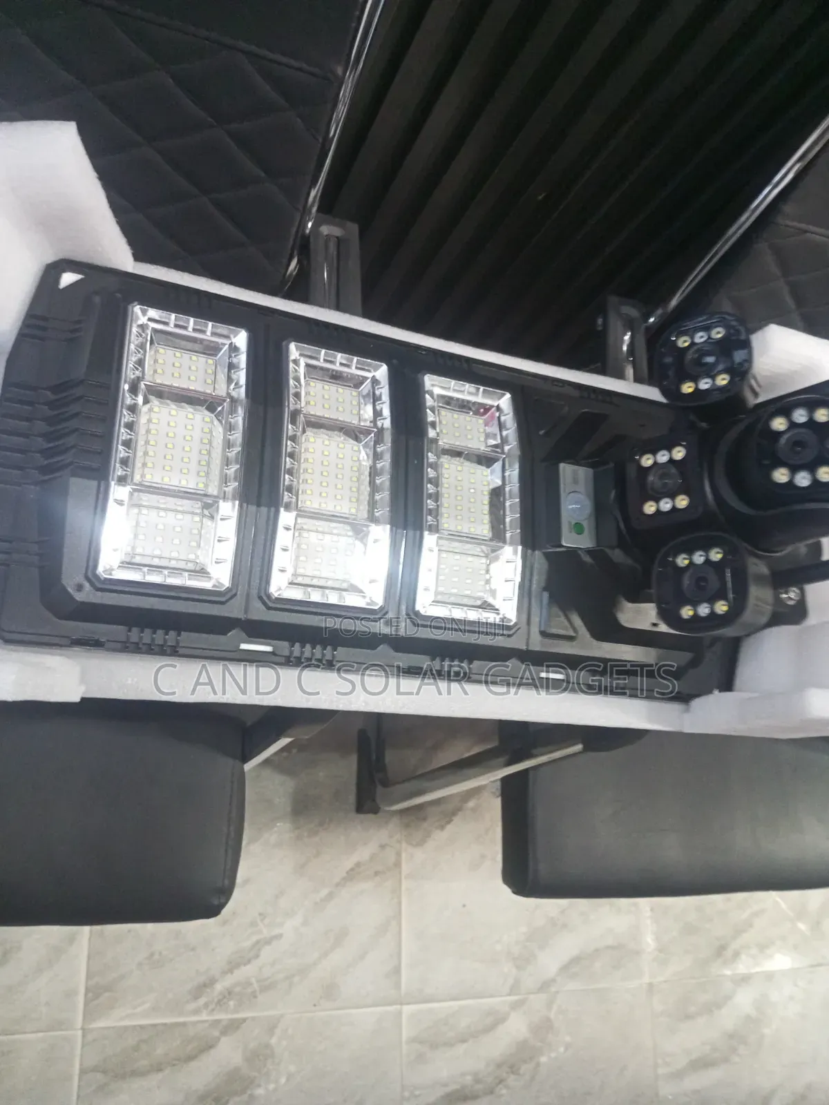 Solar Smart CCTV Camera All in One Security Lighting.
