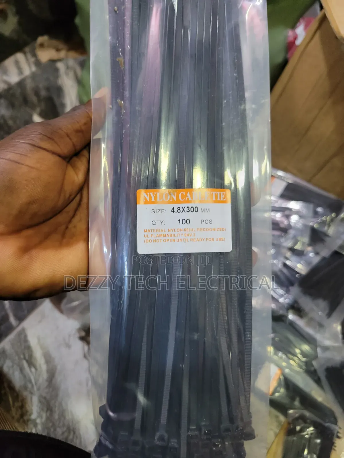 Nylon Cable Tie, 4.8*300mm Black