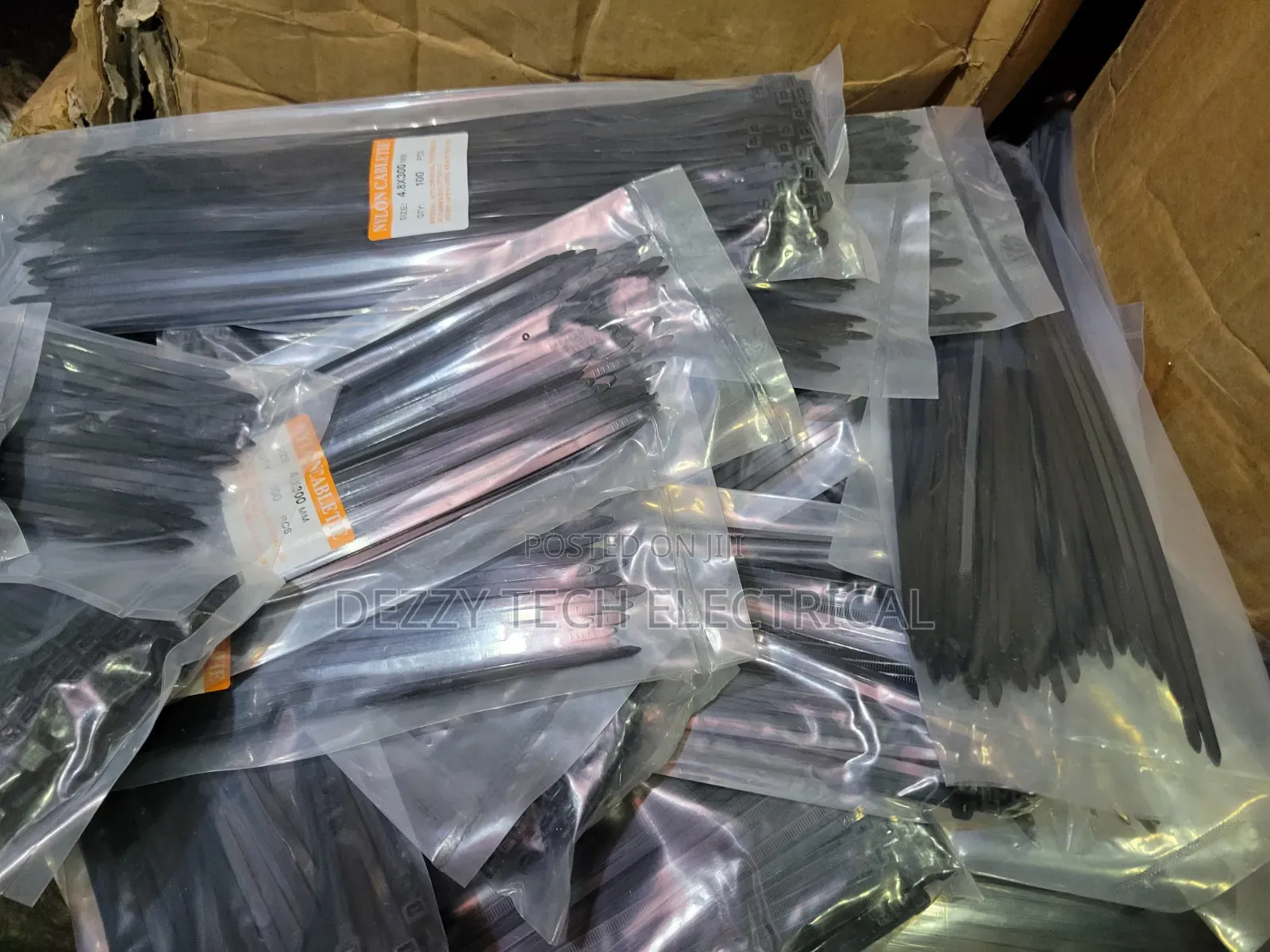 Nylon Cable Tie, 4.8*300mm Black