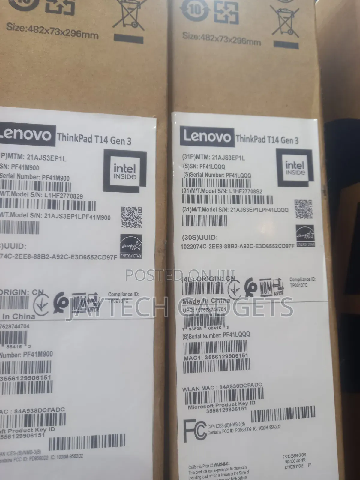 New Laptop Lenovo ThinkPad T14 G3 16GB Intel Core i5 SSD 512GB