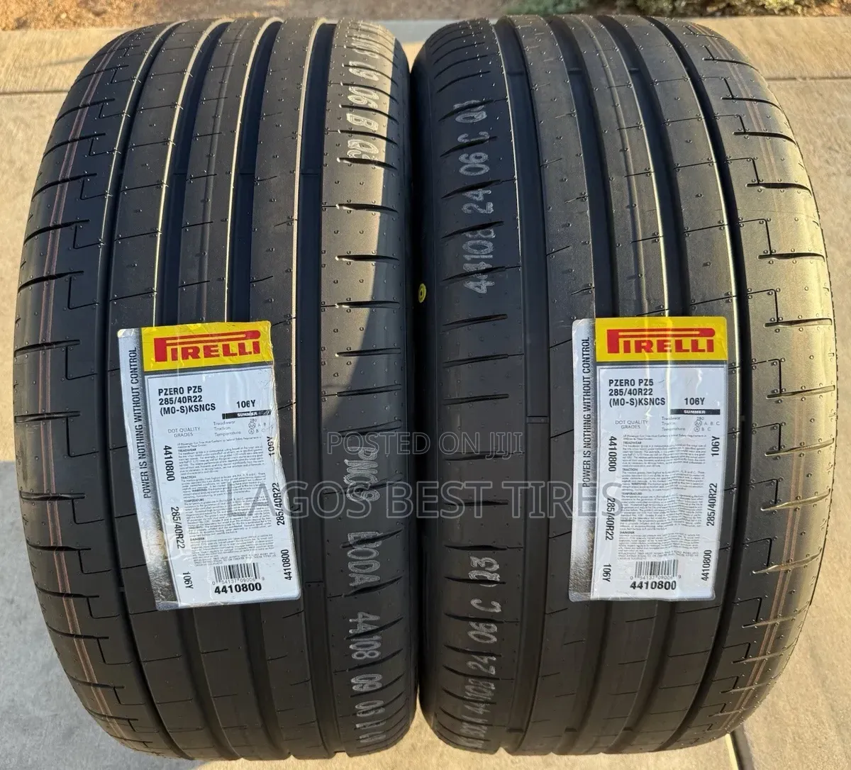  Premium Pirelli P Zero PZ5 285/40 R22 Tires