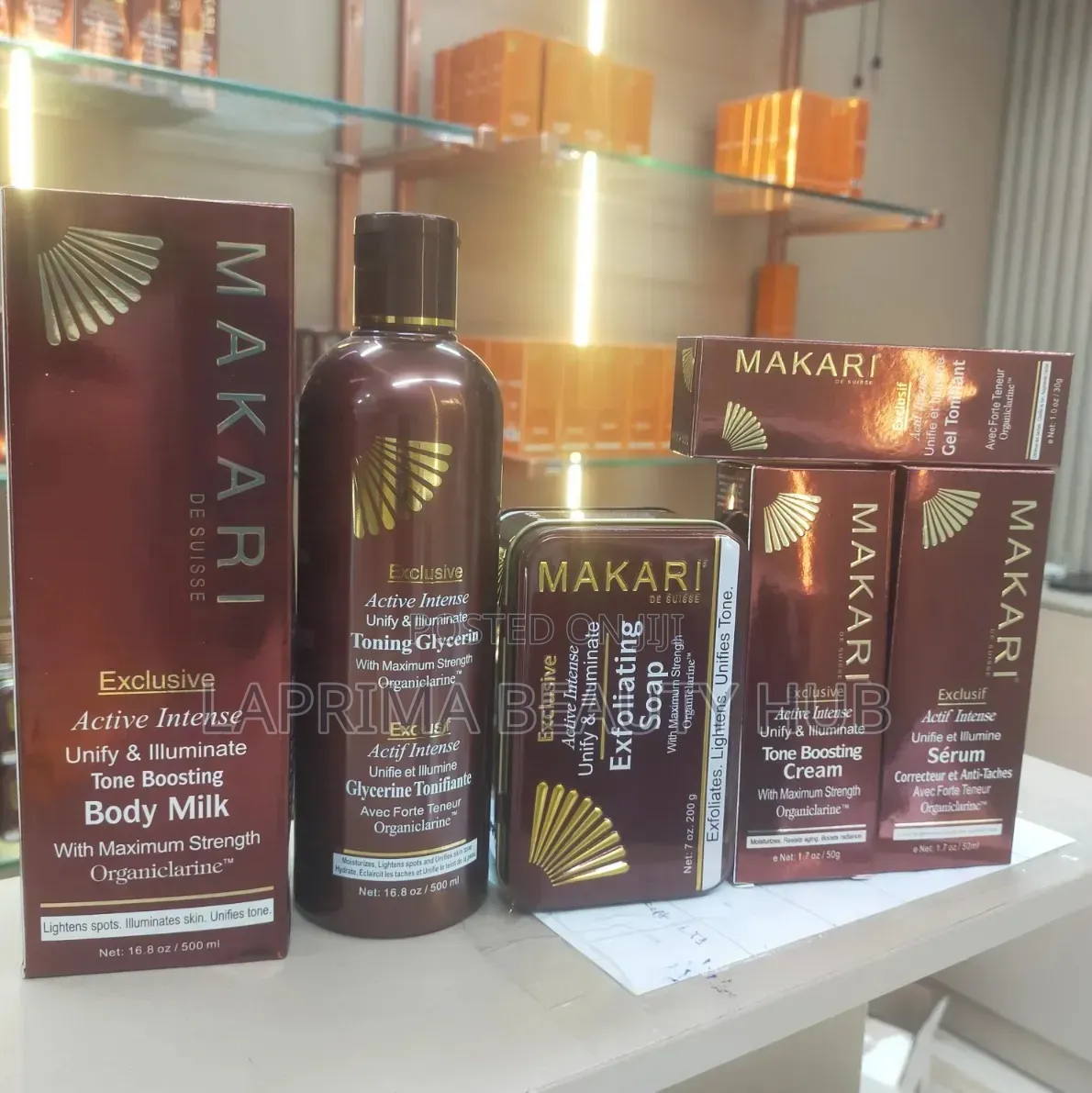 Makari Exclusive Active Intense Unify and Toning Set