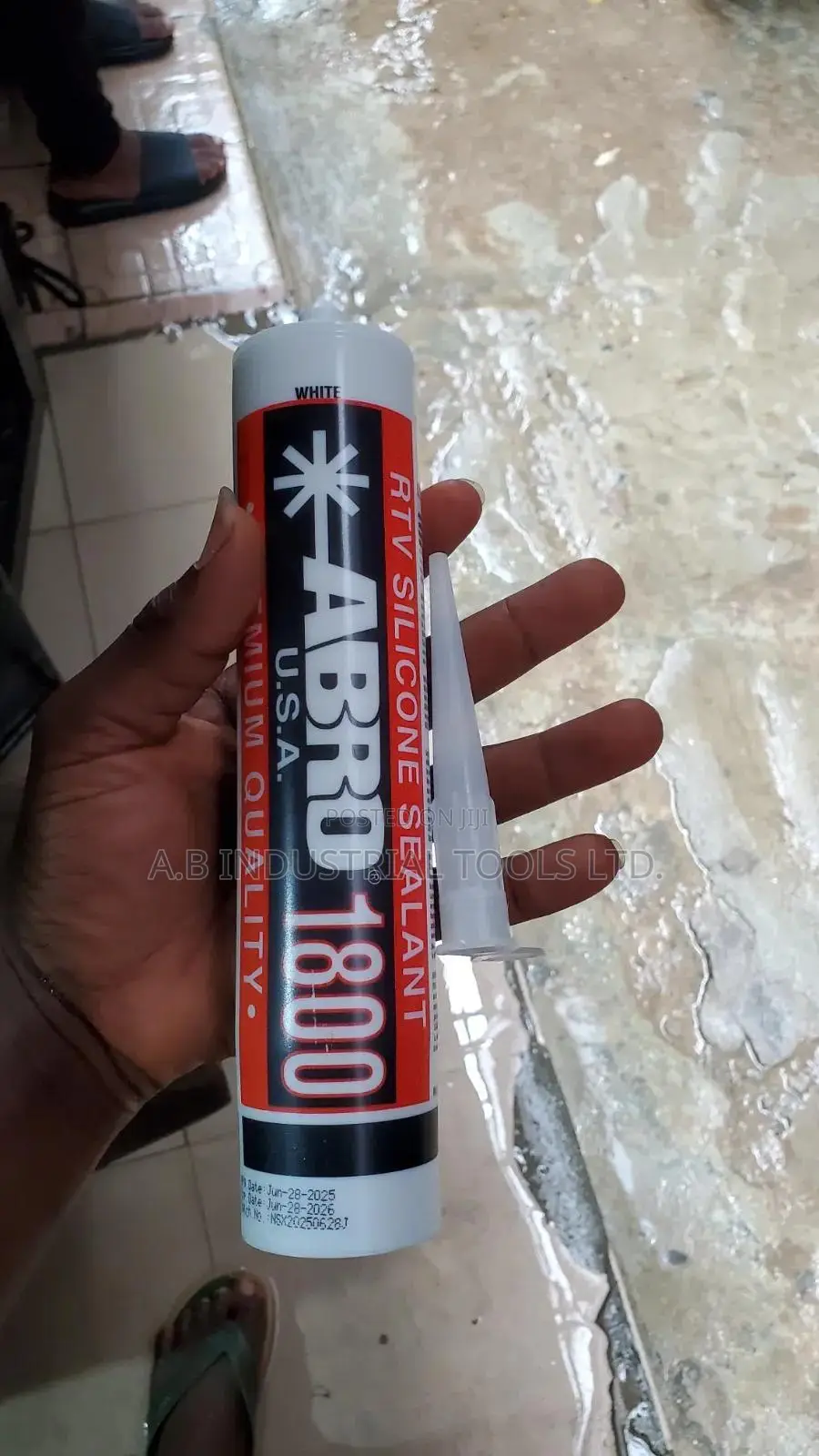 Abro 1800 RTV Silicone Sealant Tube