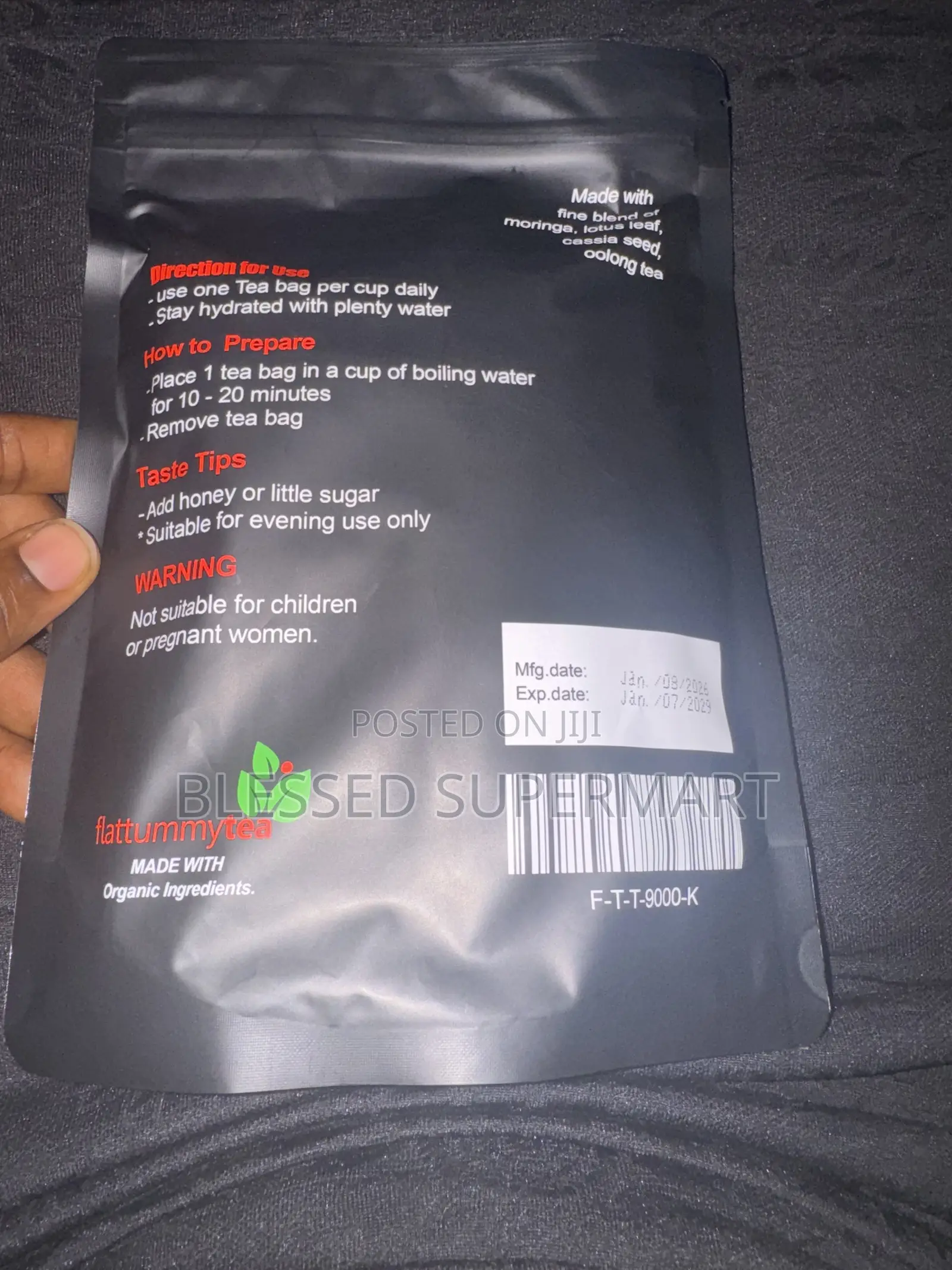 Flat Tummy Tea With Moringa