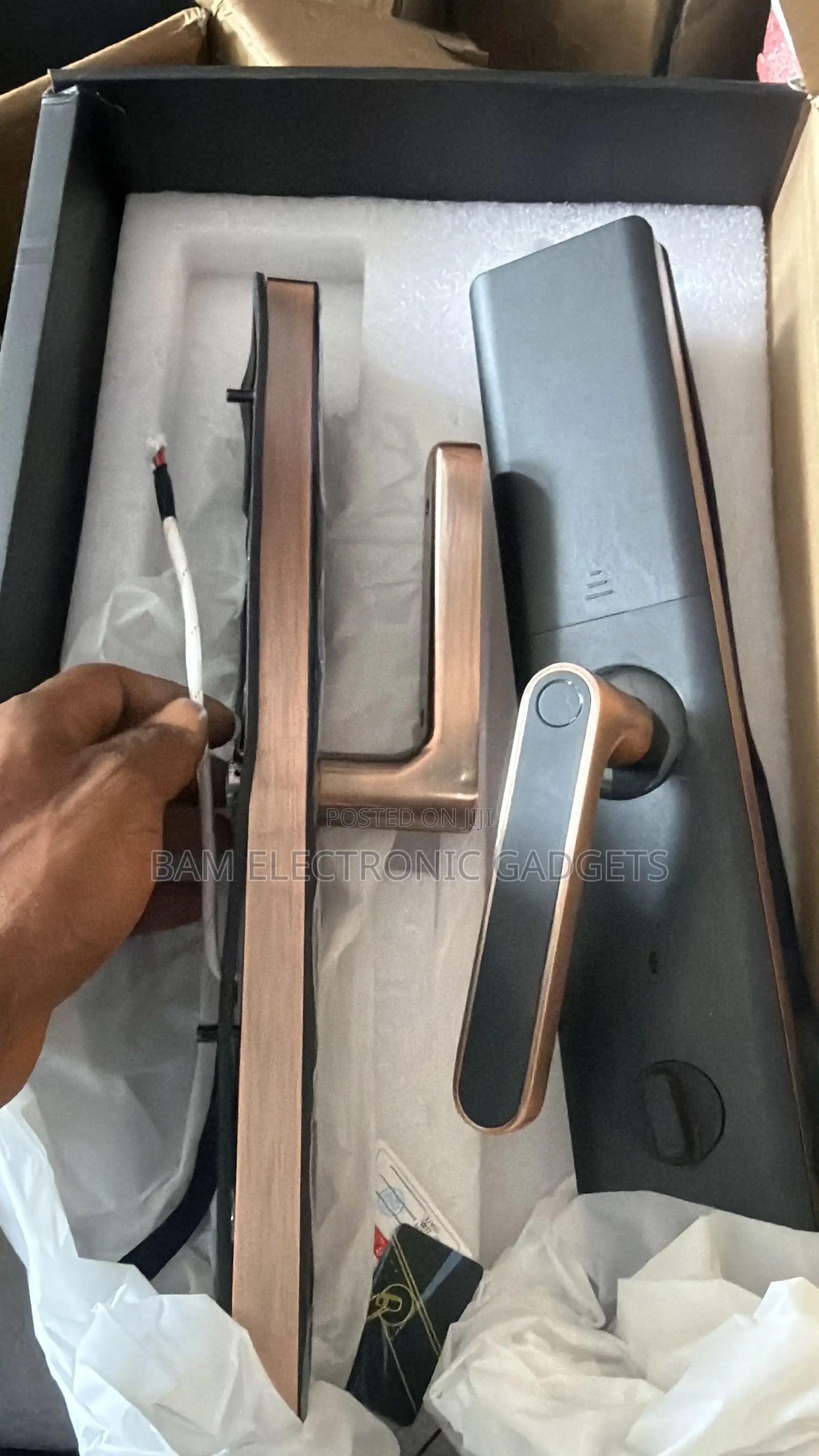 Copper Fingerprint Smart Lock Tuya