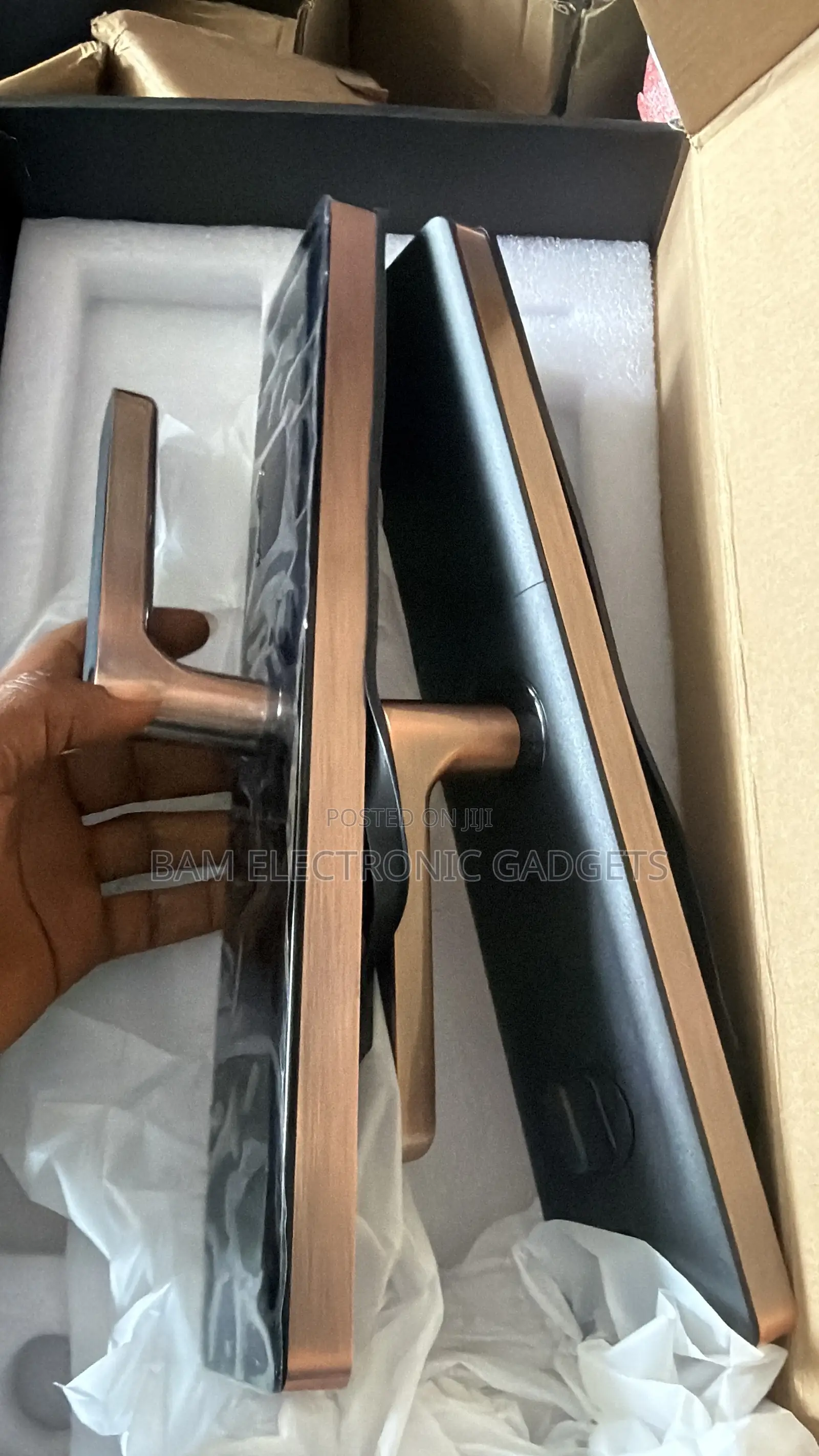 Copper Fingerprint Smart Lock Tuya