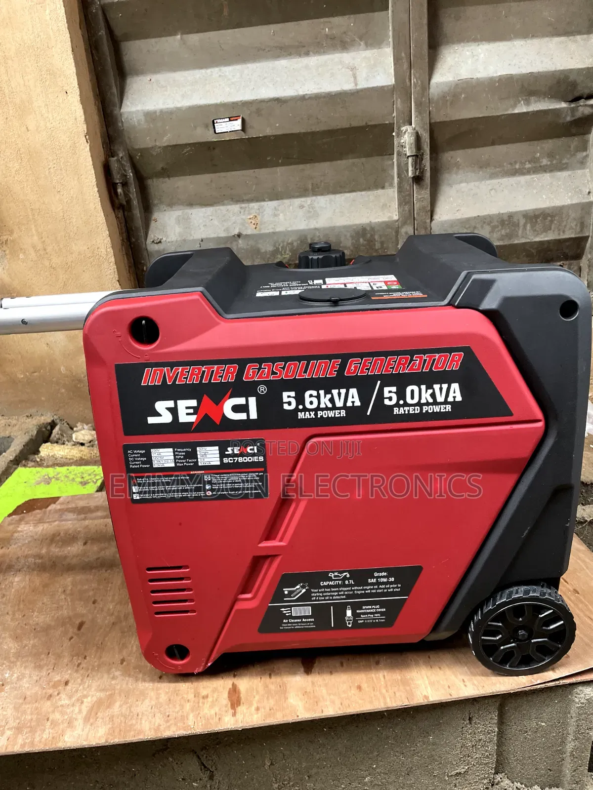 SENCI SC7800iES 5.6KVA Petrol Generator