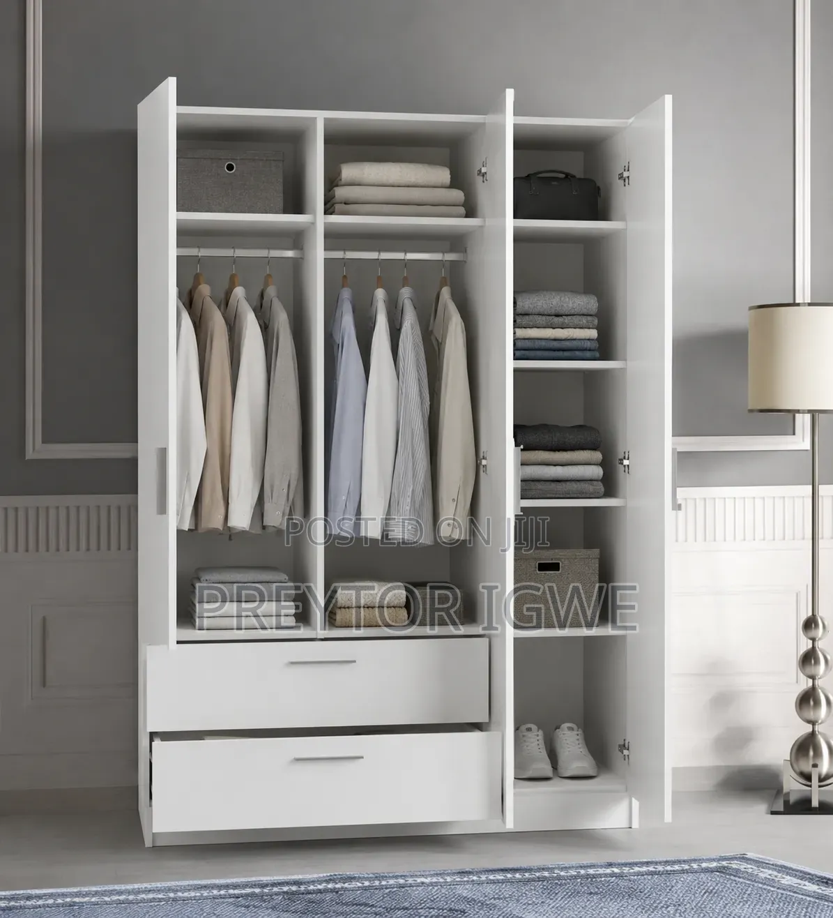 3 Door Wardrobe