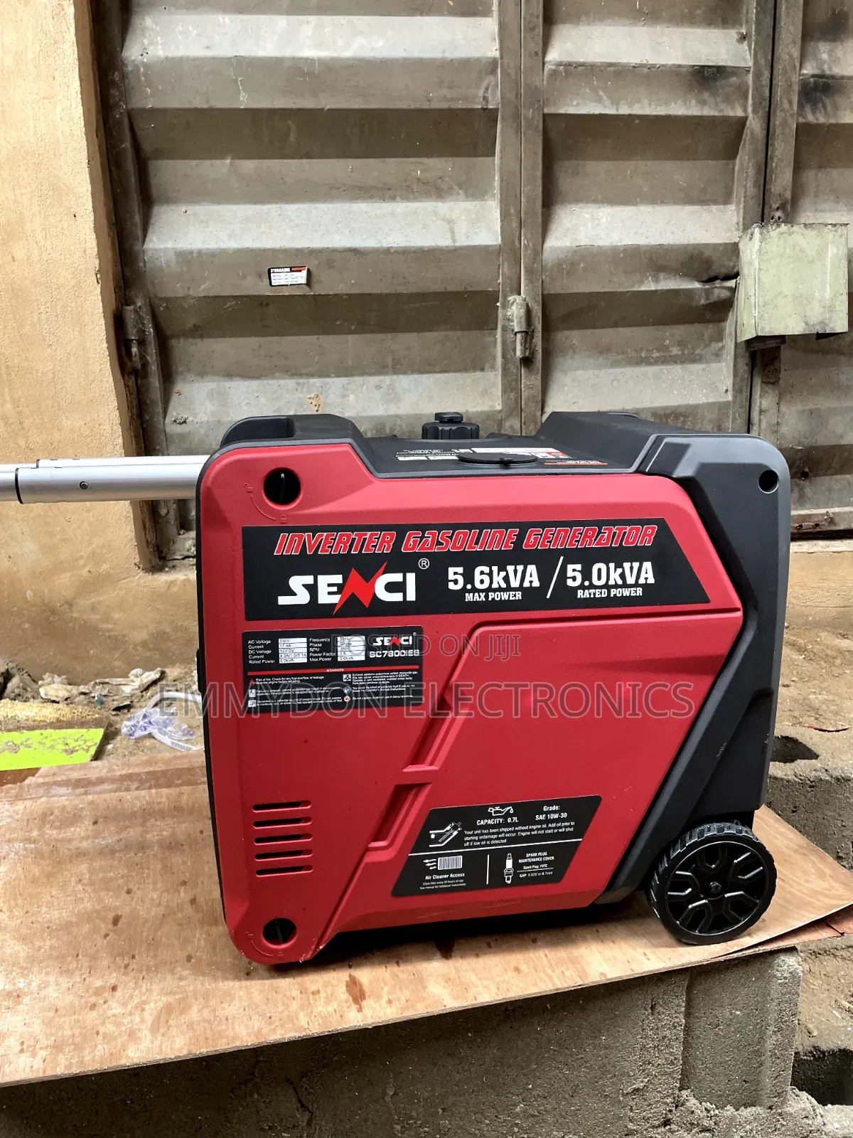 SENCI SC7800iES Electric Start Inverter Generator