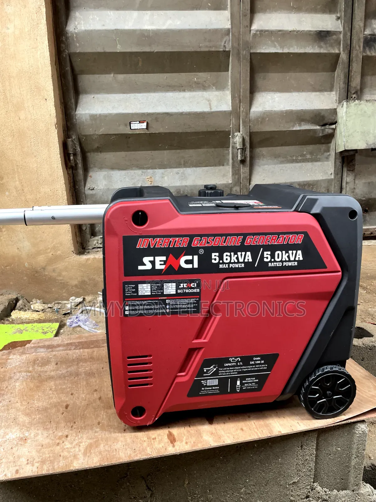 SENCI SC7800iES Electric Start Inverter Generator