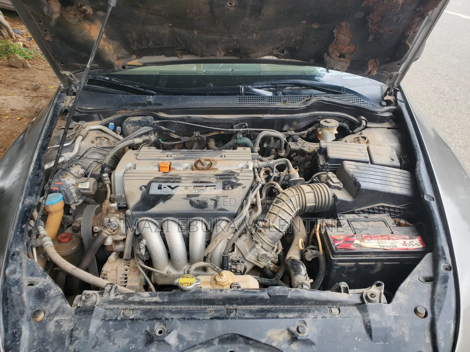 Honda Accord 2007 Burgundy
