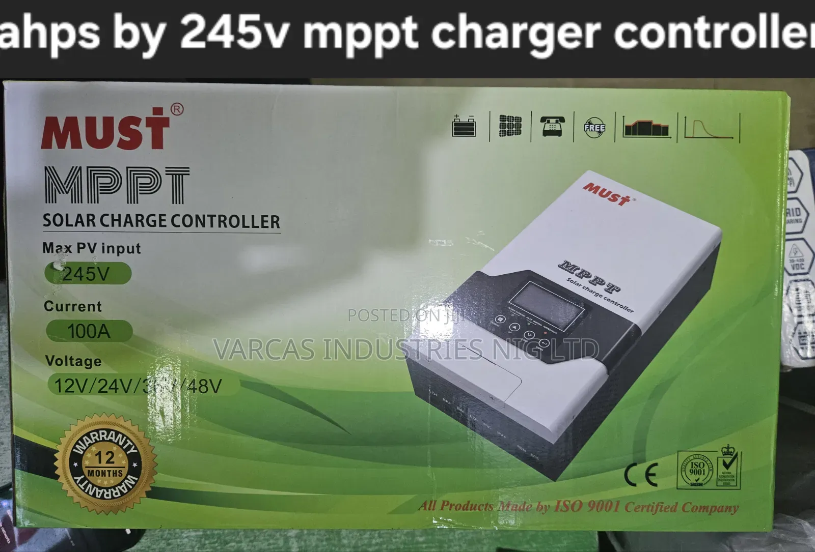 100ahps MPPT 245vdc