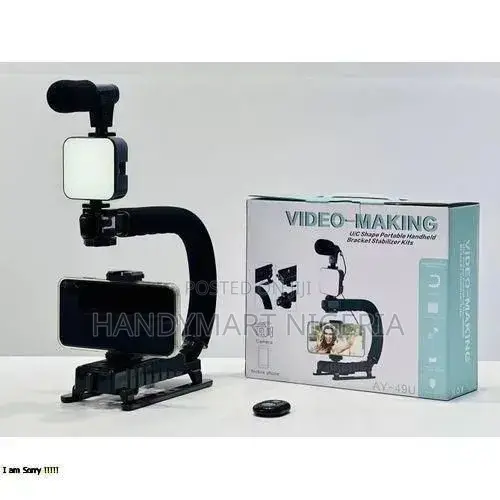 Video-Making U/C Shape Portable Handheld Bracket Stabilizer Kit