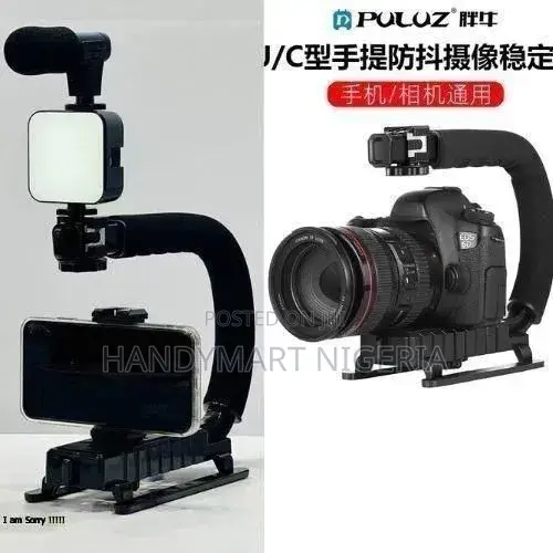 Video-Making U/C Shape Portable Handheld Bracket Stabilizer Kit