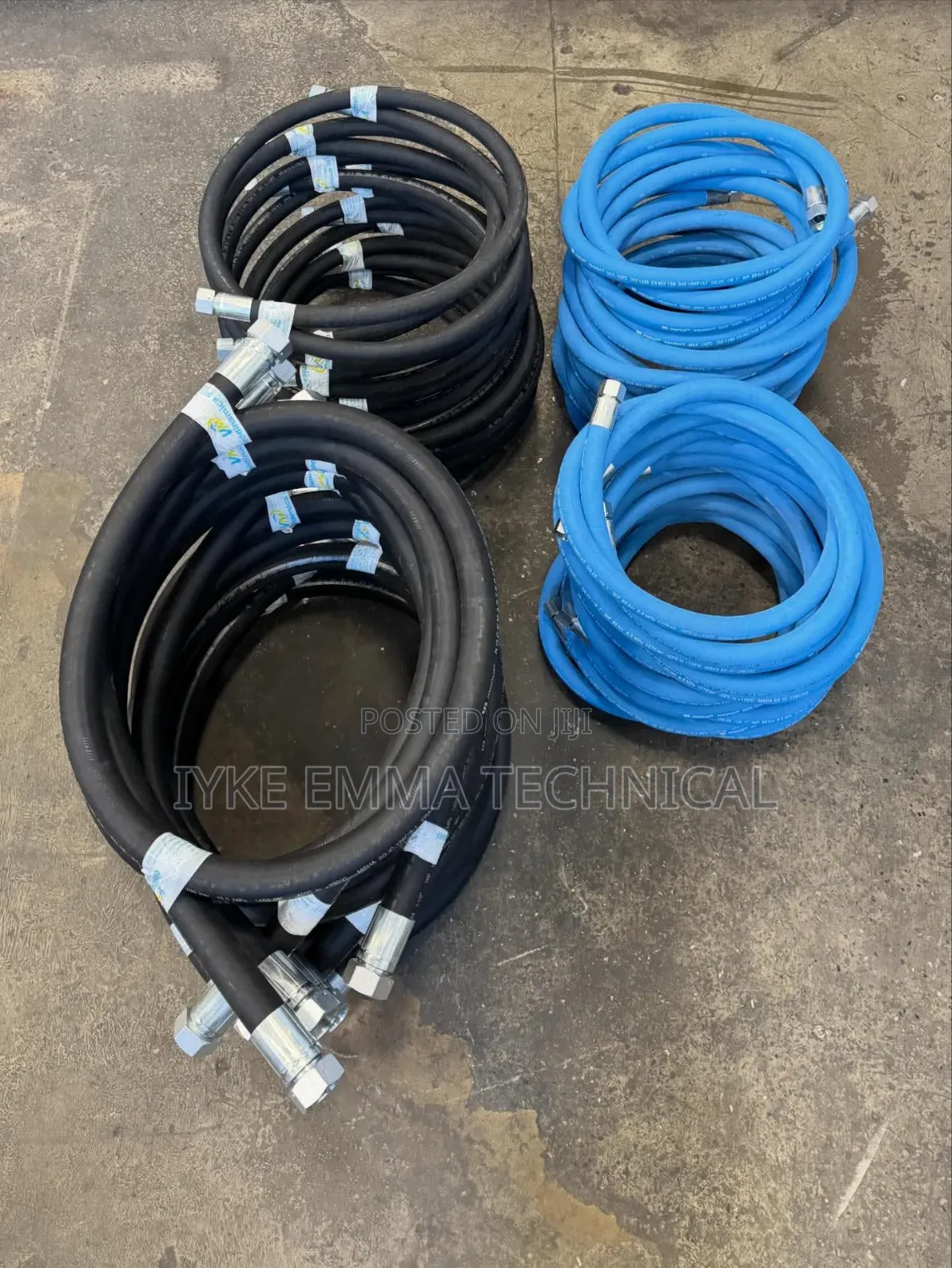 High Pressure Hydraulic Hoses With Crimped Fittings