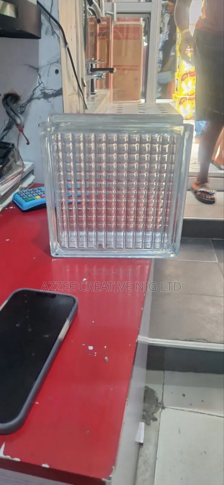 Glass Block White Colour