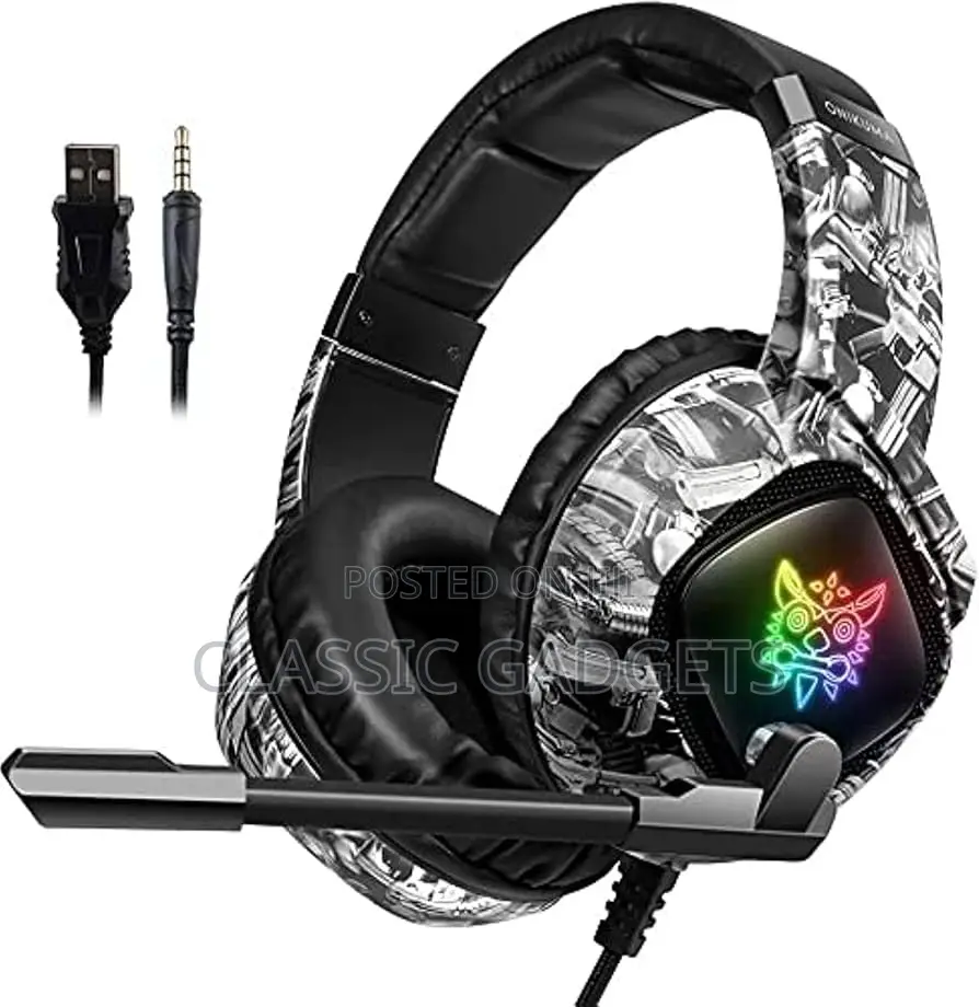 ONIKUMA Professional Gaming Headset With Noise Cancellation Mic