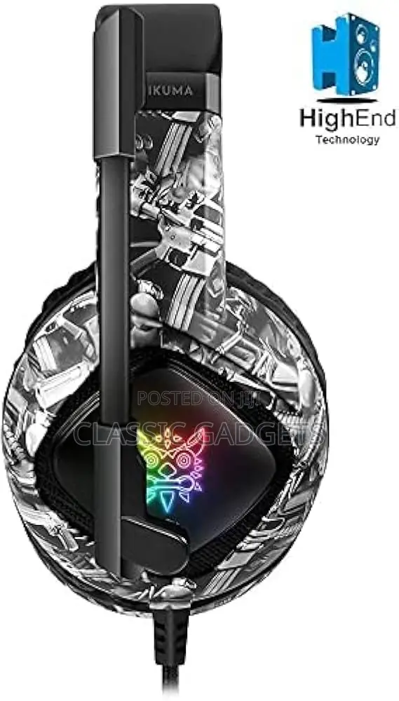 ONIKUMA Professional Gaming Headset With Noise Cancellation Mic