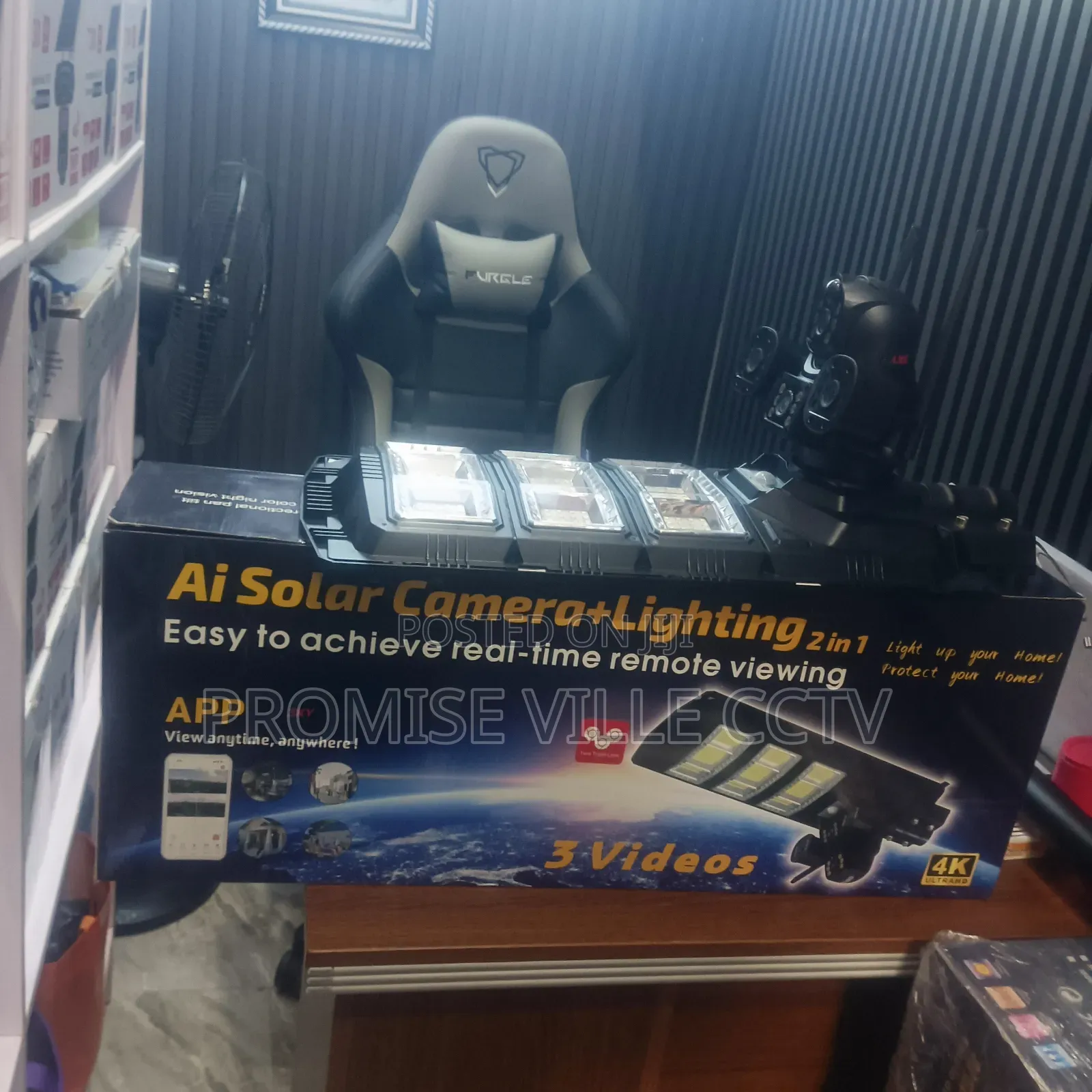 Led Solar Light Camera