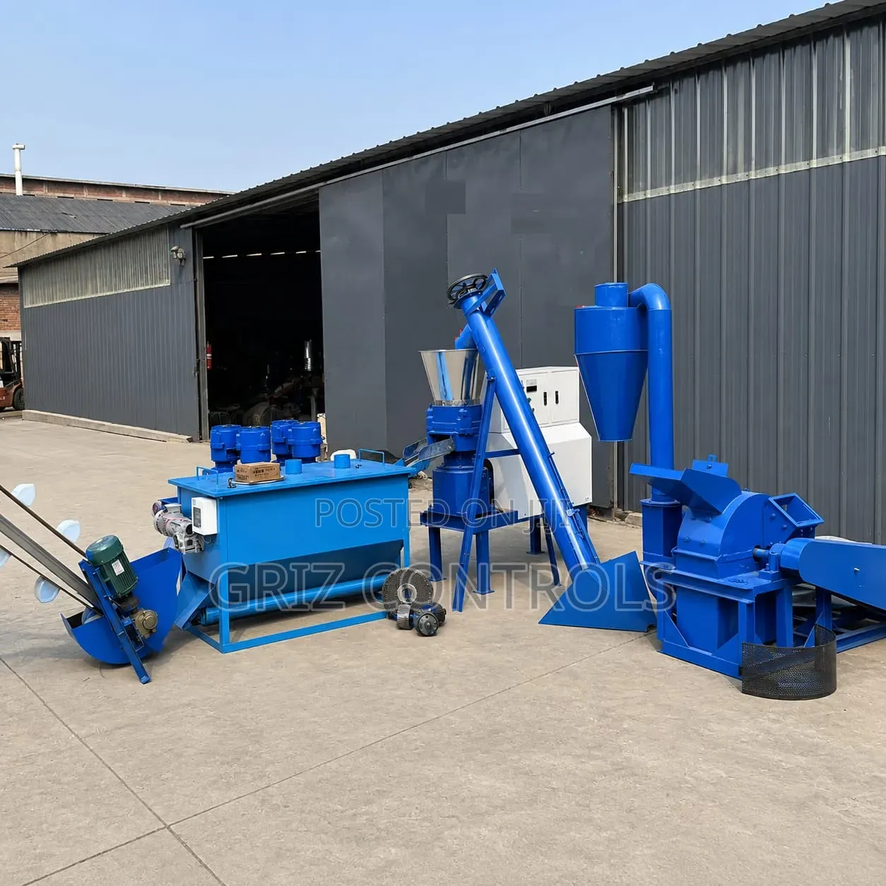 Griz Controls Biomass Pellet Production Plant Setup and Installation