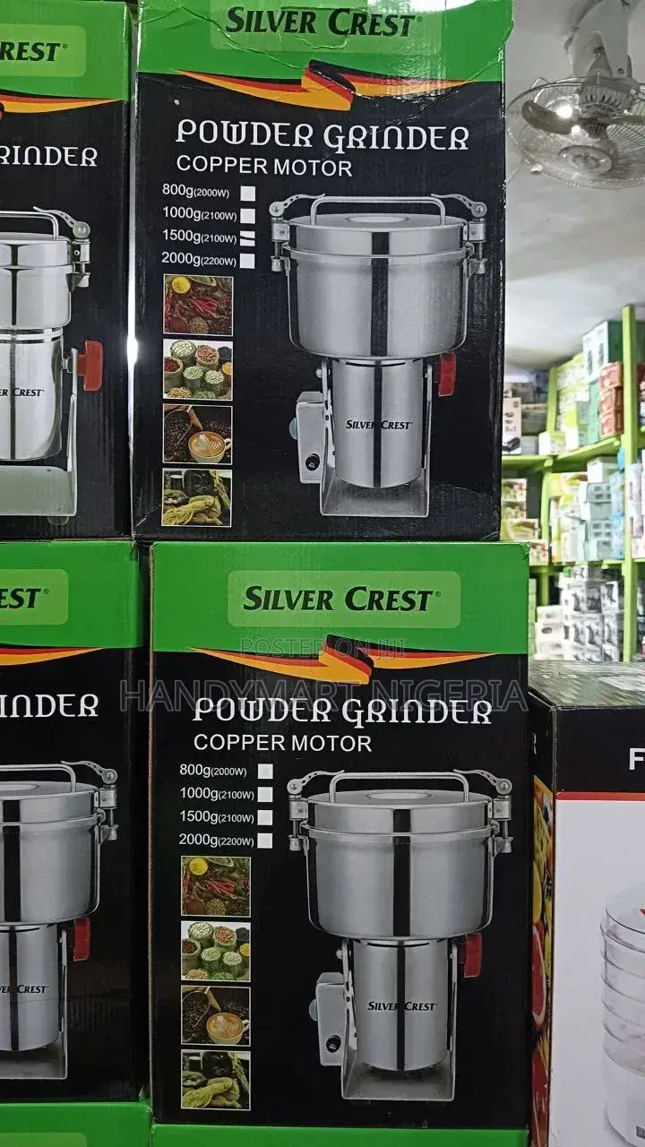 2000g Silver Crest Industrial Powder Grinder 30% OFF