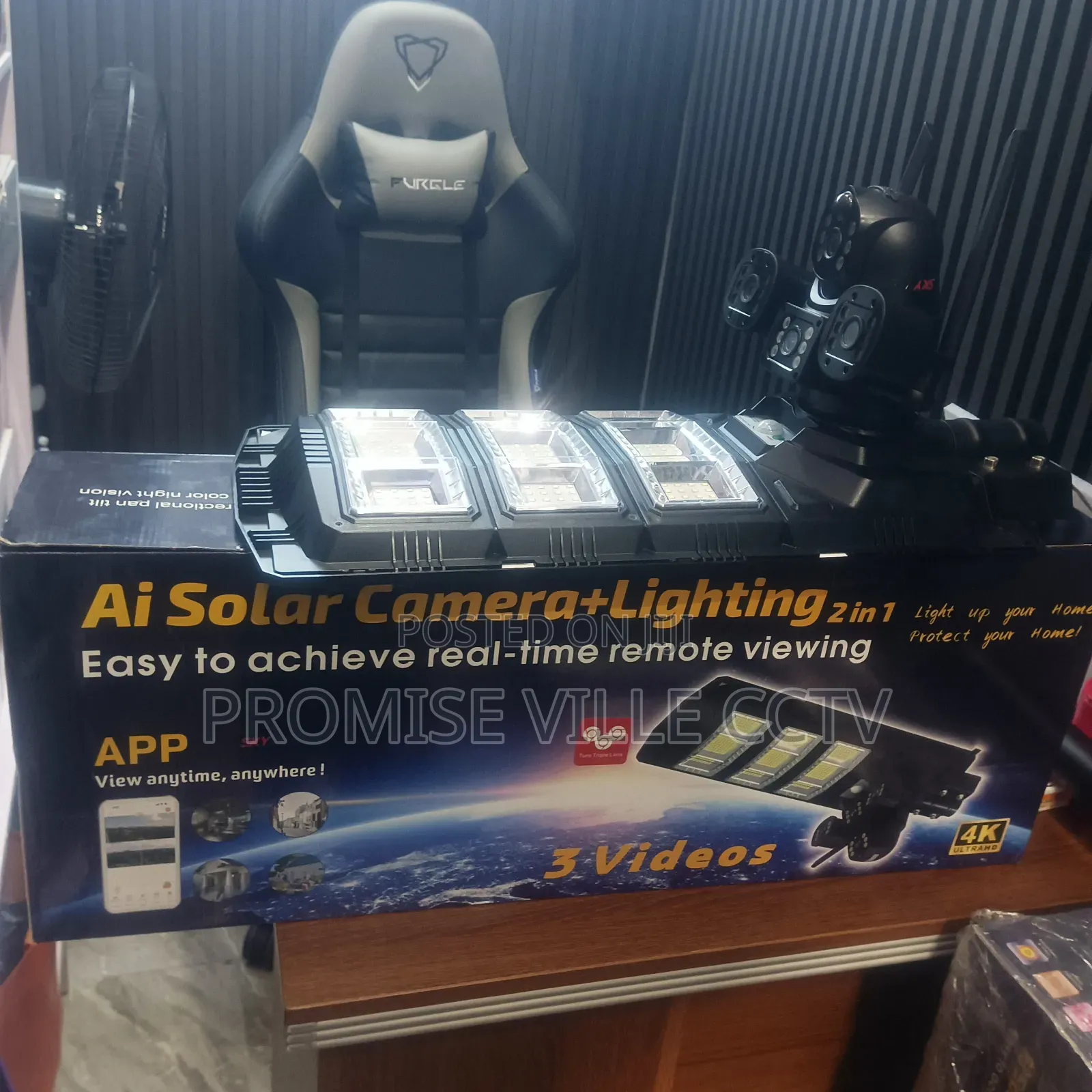 Super Strong Solar Light Camera
