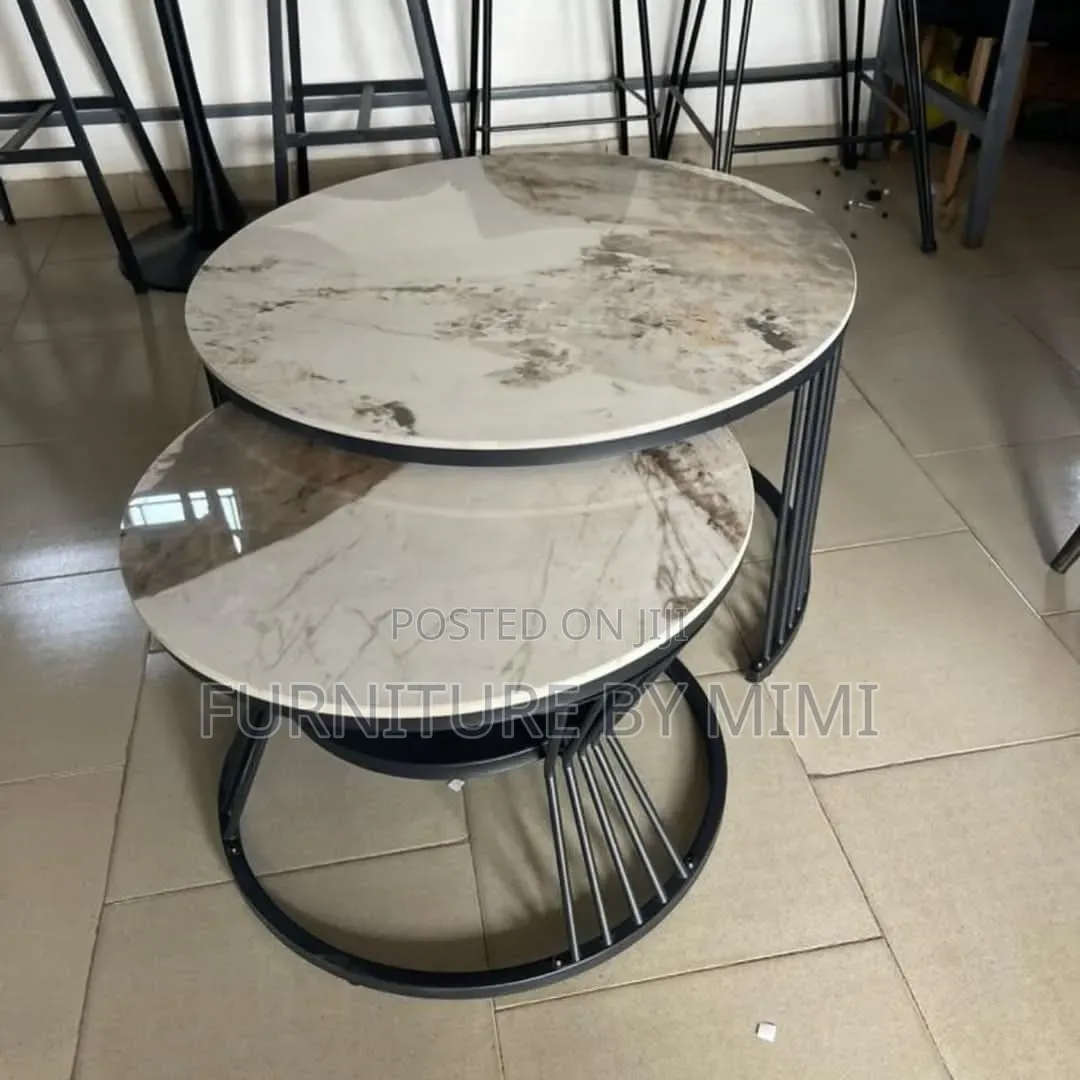 Promo! Luxury 2-in-1 Marble/ Center Coffee Table.