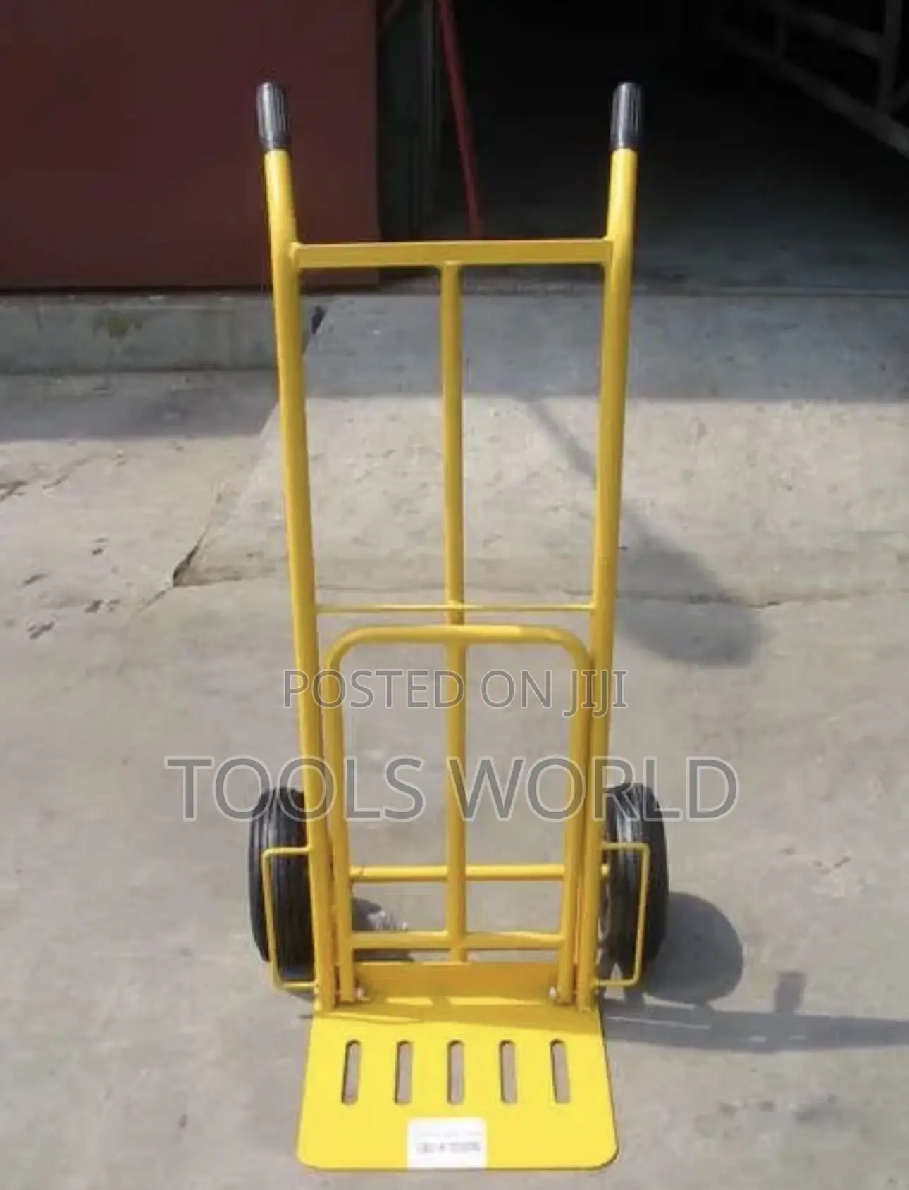 Manual Hand Push Trolley With 2 Tyres